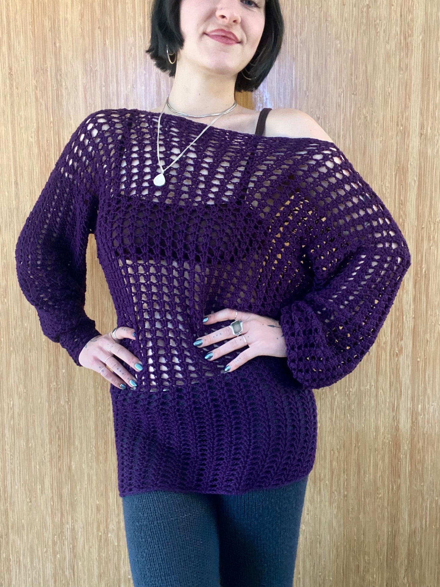 Hawthorne Lace Long Sleeve Top Crochet Pattern