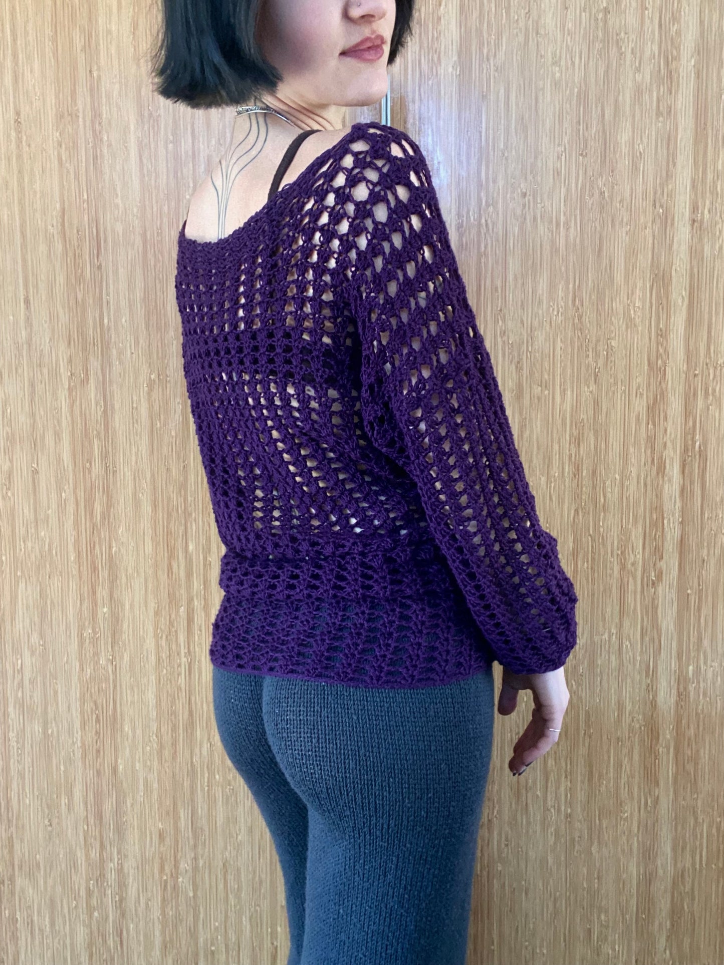 Hawthorne Lace Long Sleeve Top Crochet Pattern