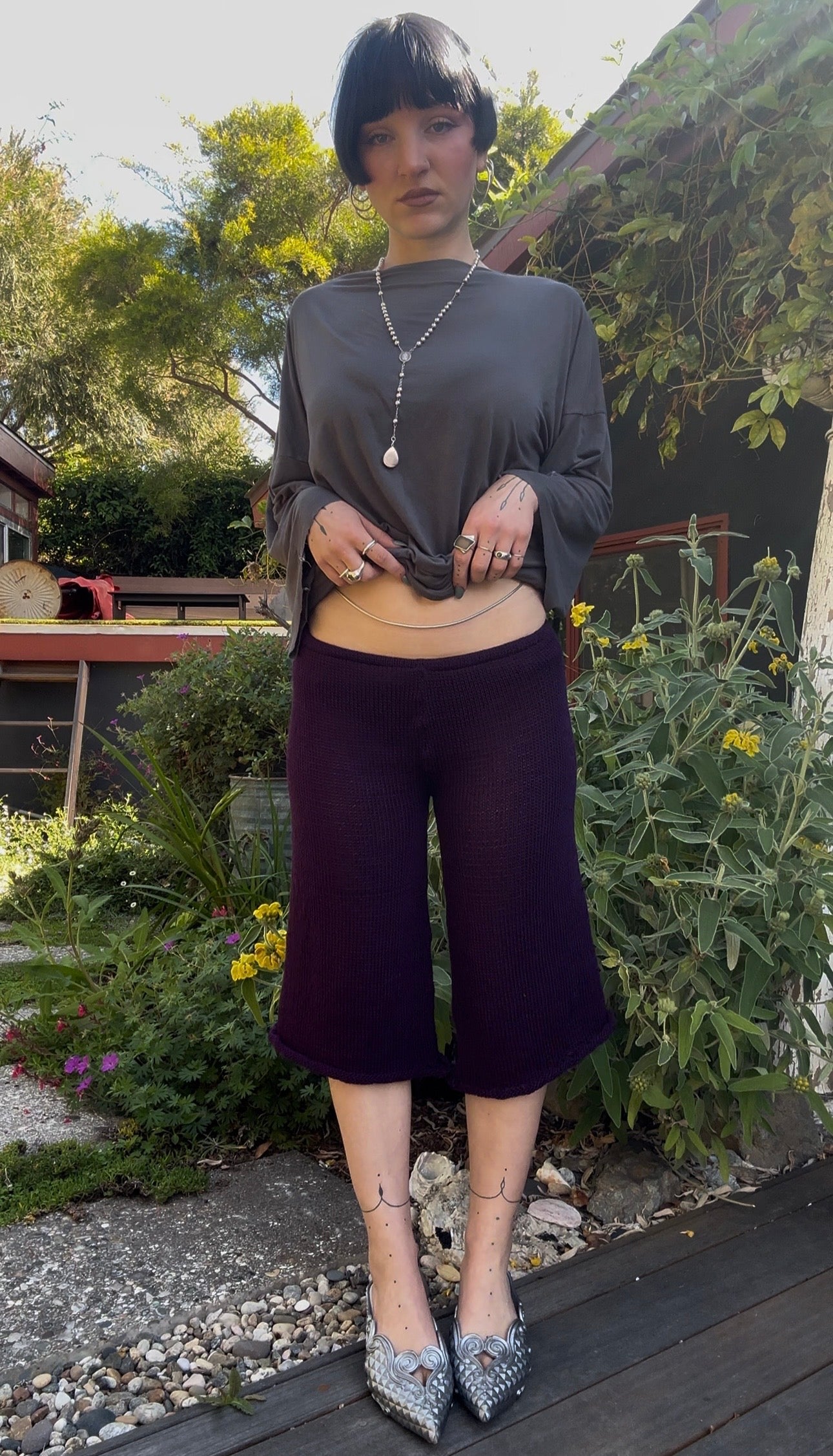 Noctiluca Capri Pants Knitting Pattern