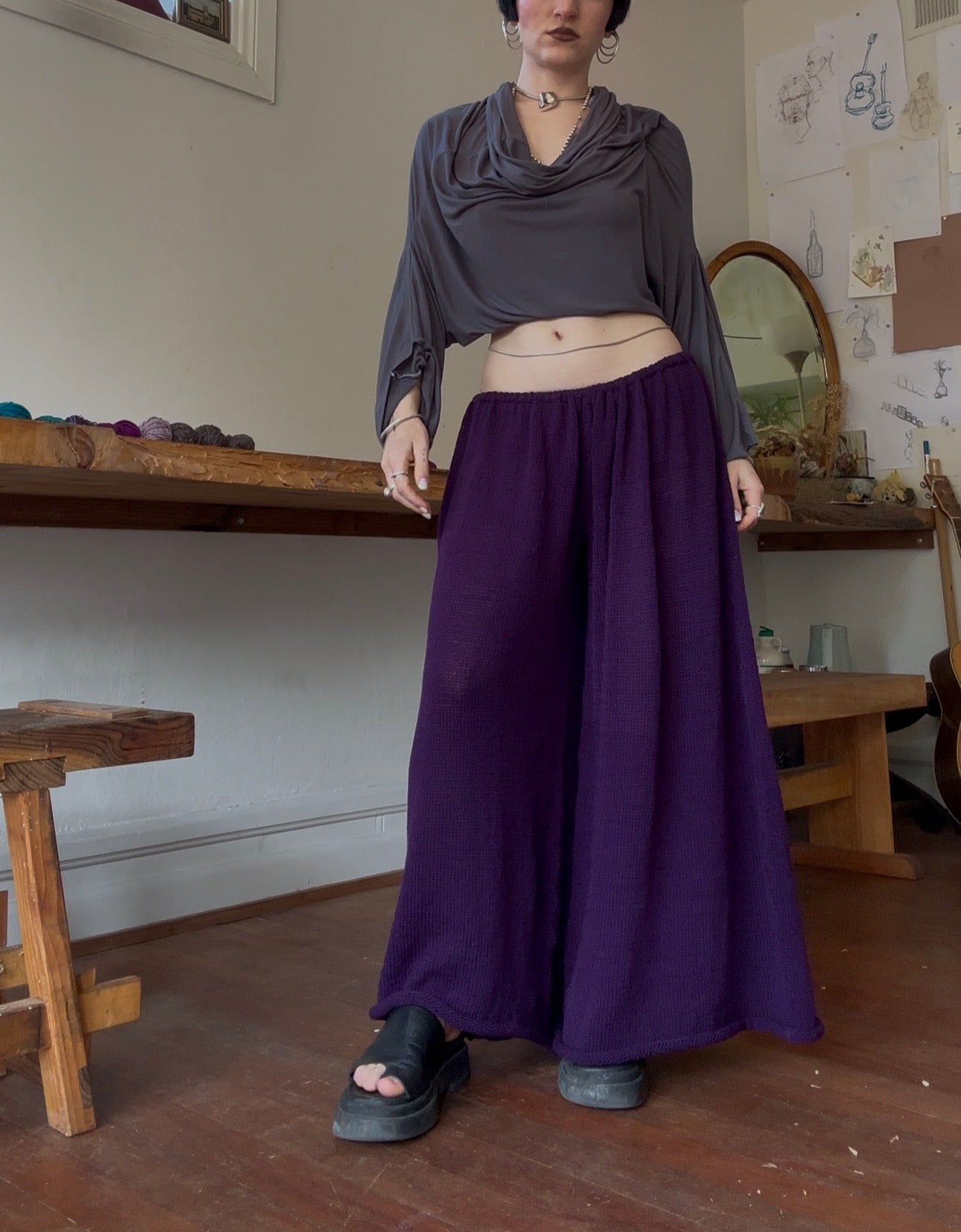 Hypna Wide Leg Pants Knitting Pattern