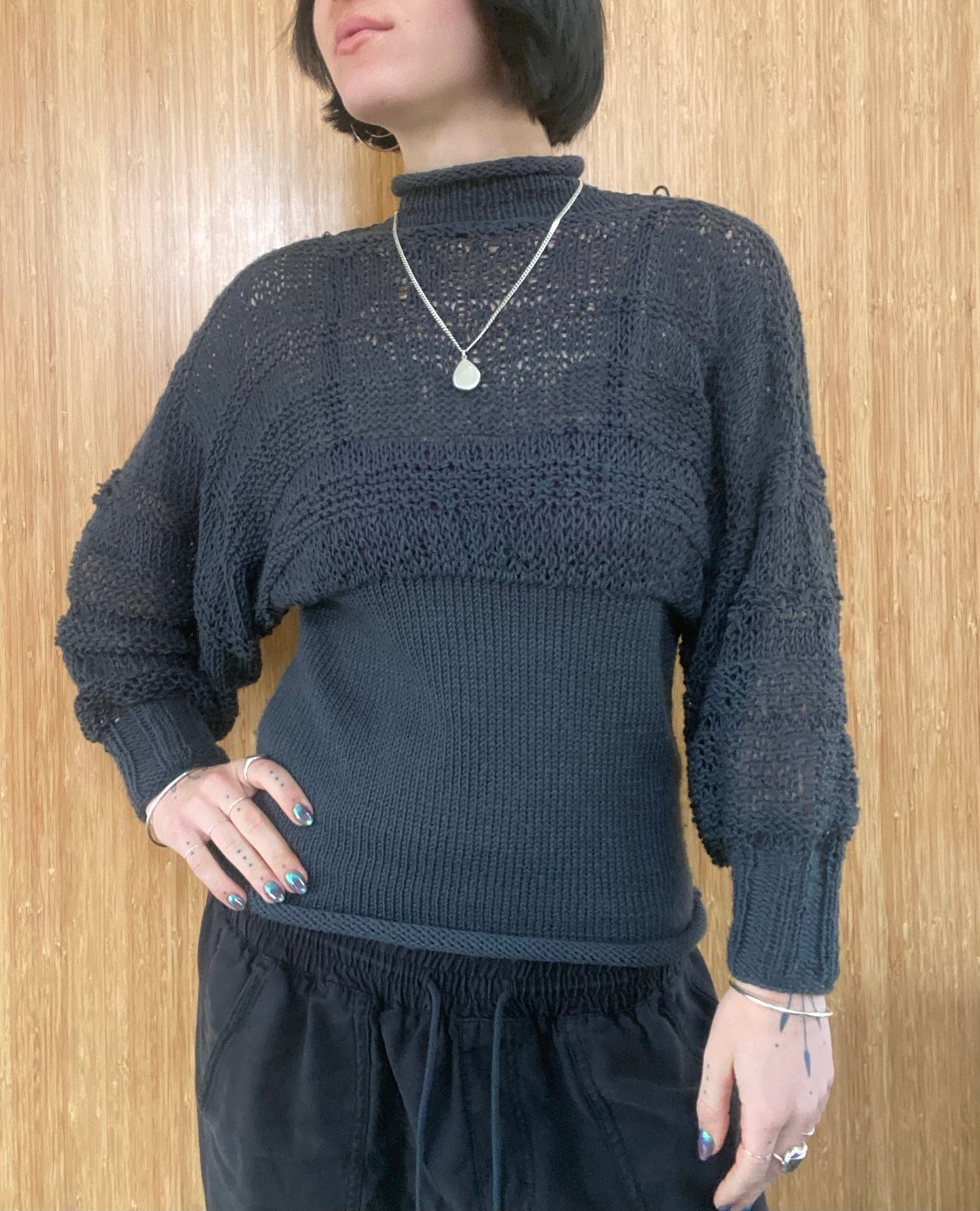 Fennel Mockneck Knit Sweater Pattern