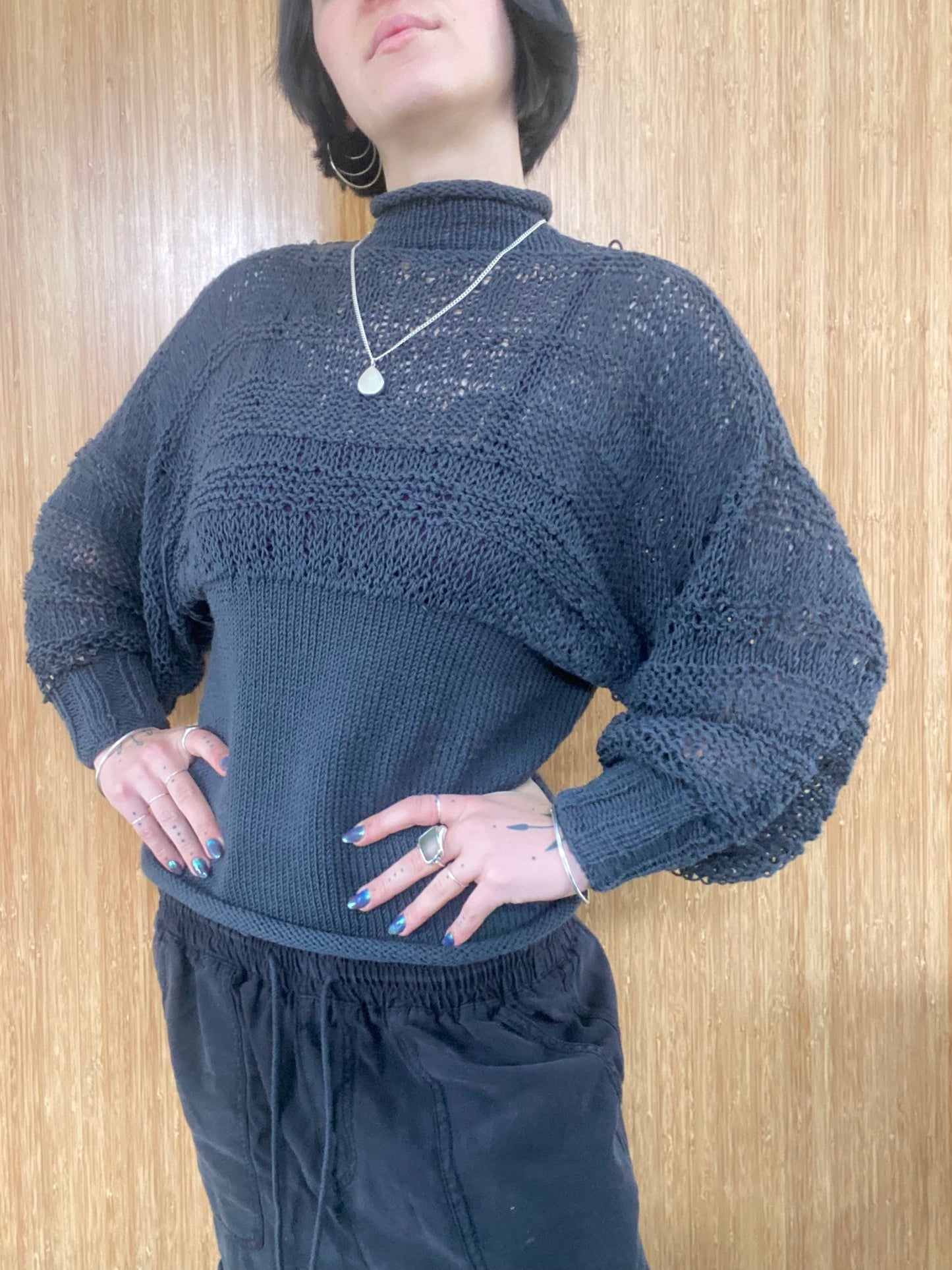 Fennel Mockneck Knit Sweater Pattern