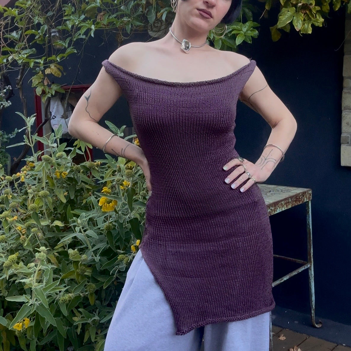 Anaea Tunic Mini Dress Knitting Pattern