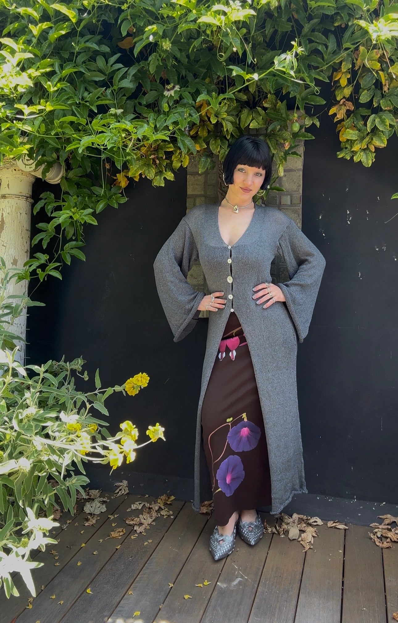 Locusta Knit Long Sleeve Cardigan Knitting Pattern