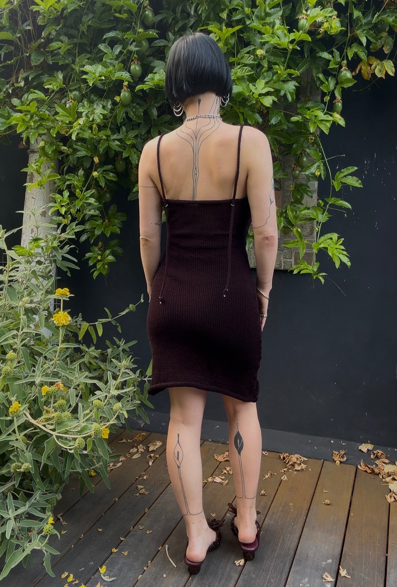 Daphne Knit Midi Slip Dress Knitting Pattern