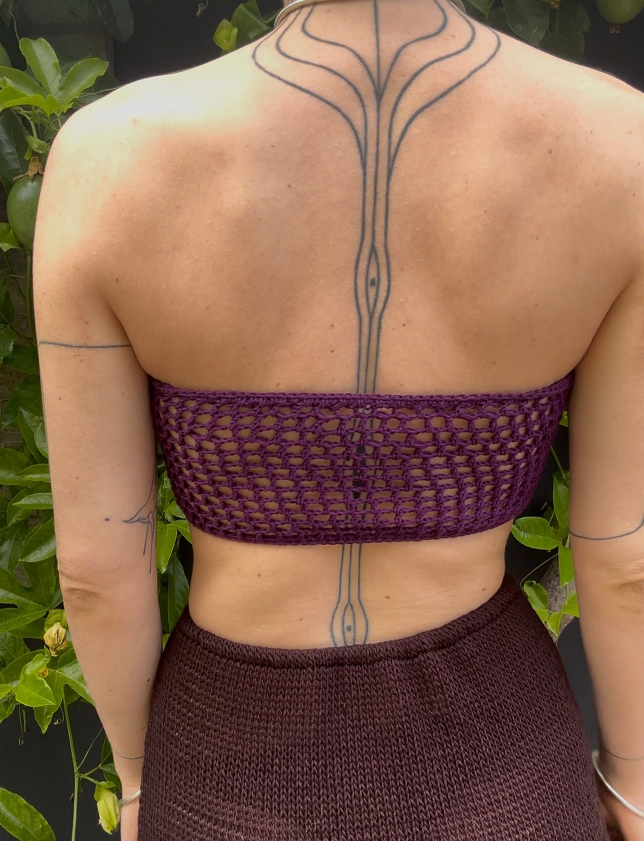 Scallop Mesh Bandeau Bralette Pattern