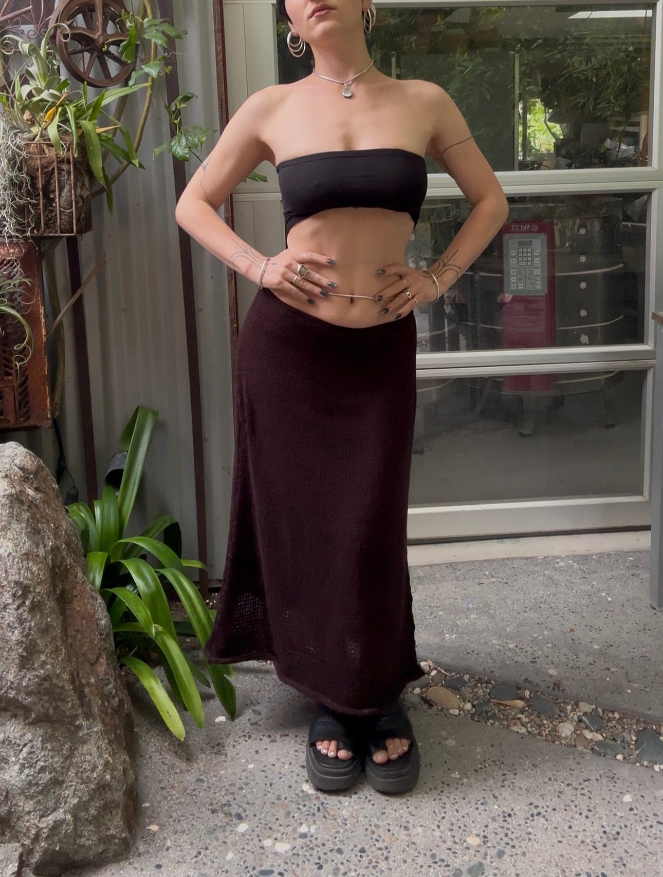 Andalusite Knit Maxi Skirt Knitting Pattern