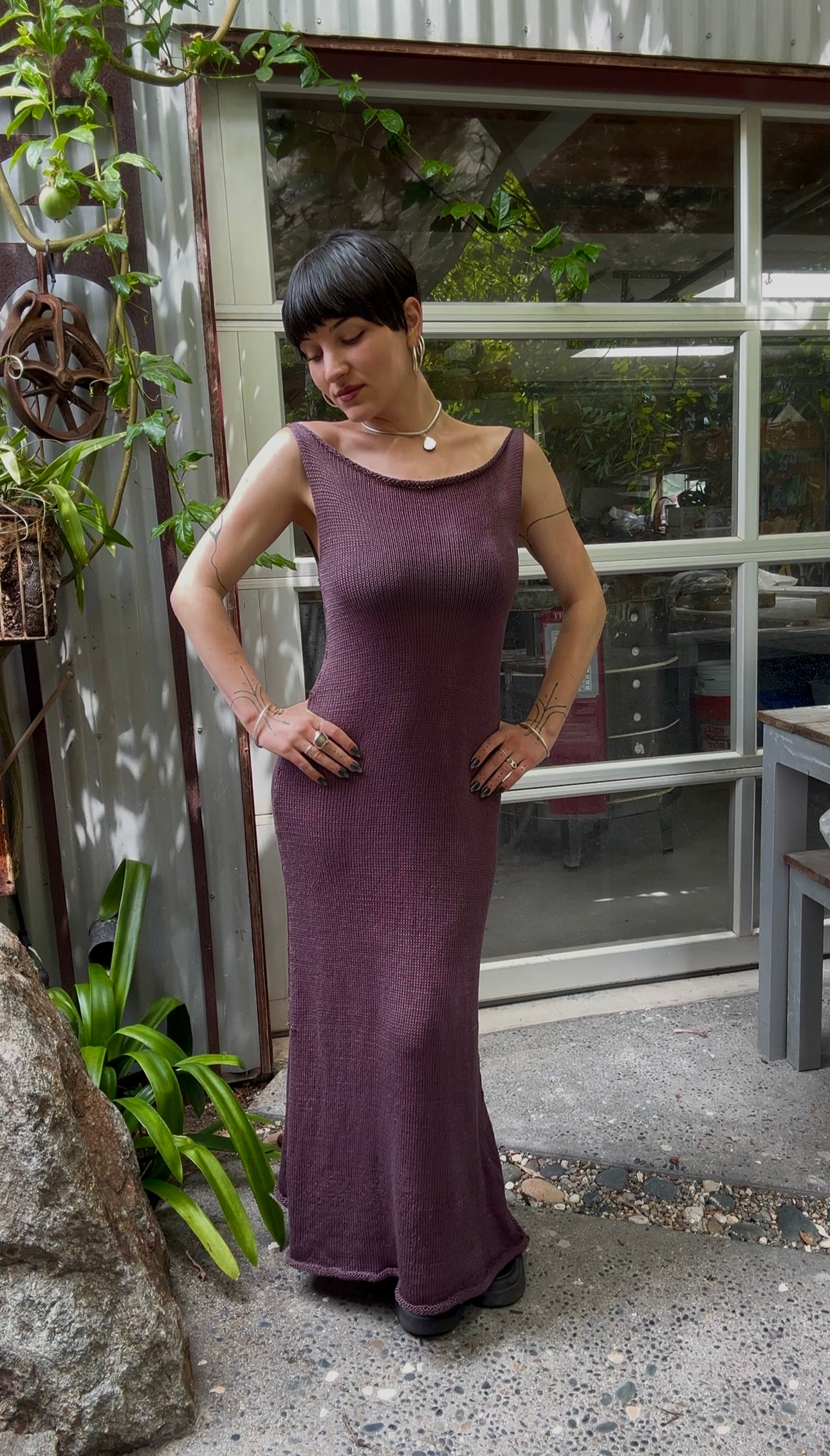 Megara Knit Maxi Dress Knitting Pattern