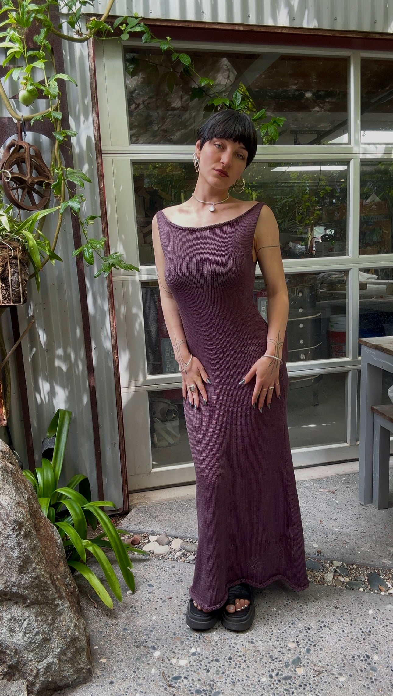 Megara Knit Maxi Dress Knitting Pattern