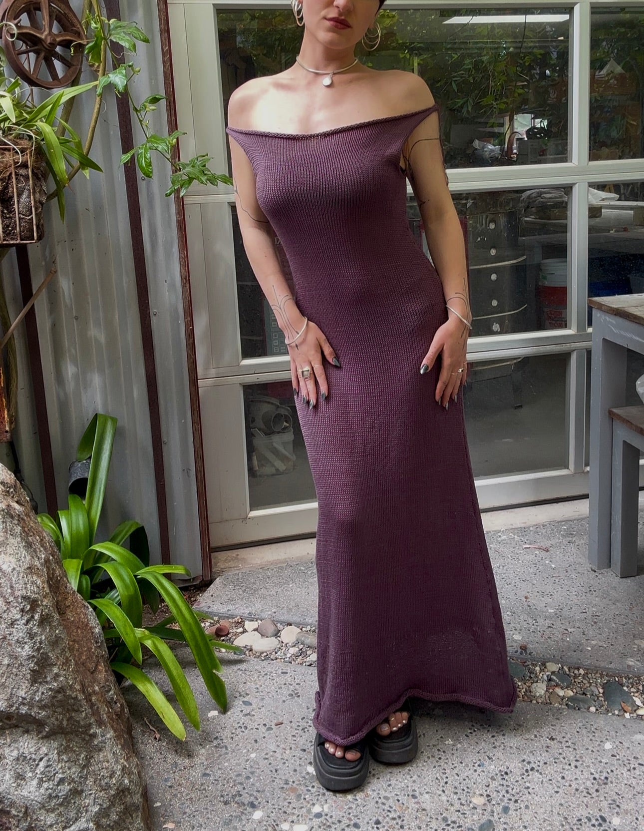 Megara Knit Maxi Dress Knitting Pattern