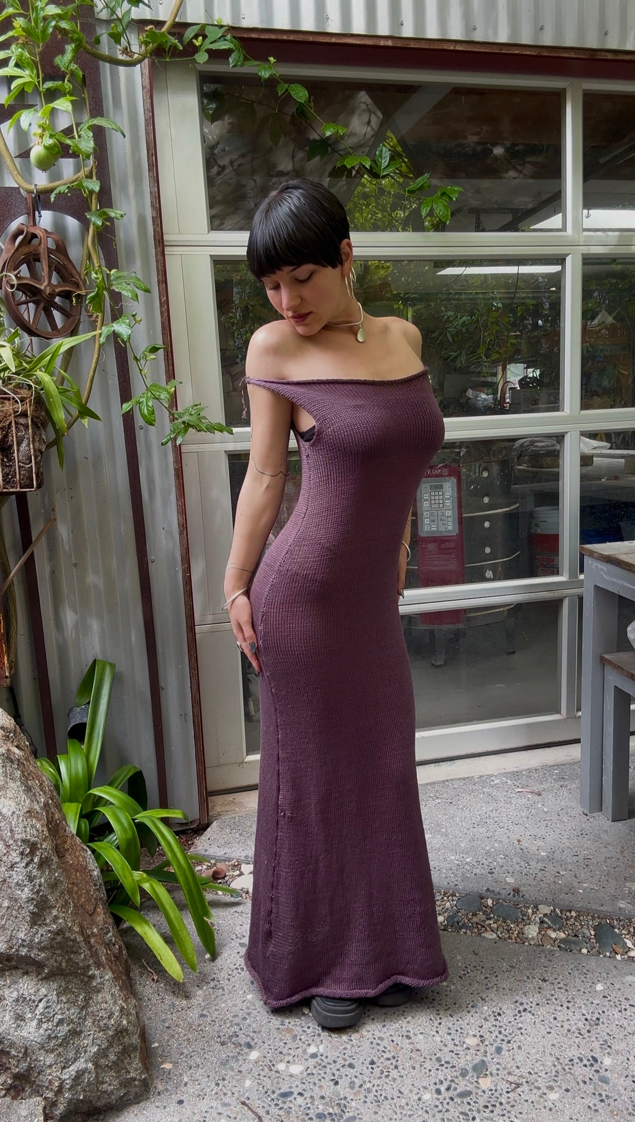 Megara Knit Maxi Dress Knitting Pattern
