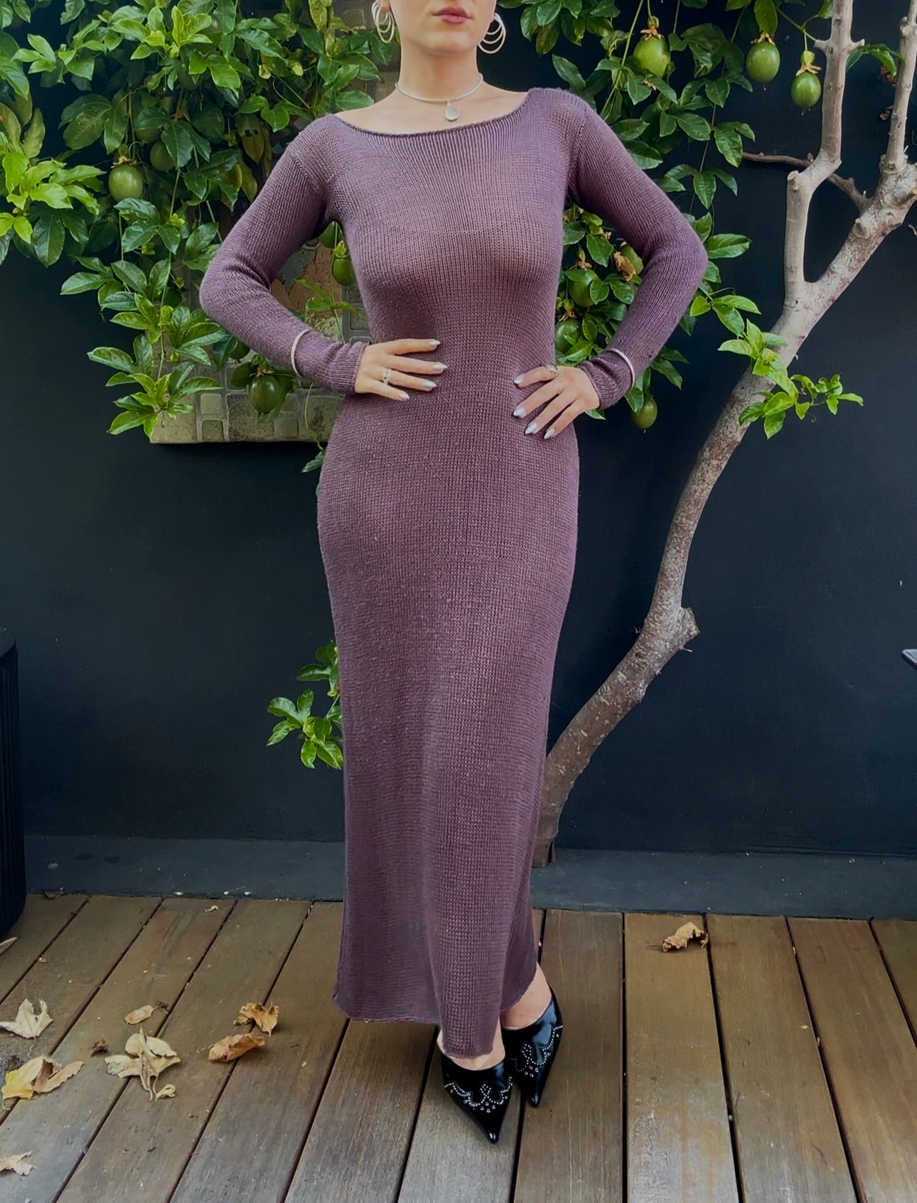 Ametrine Knit Maxi Dress Knitting Pattern