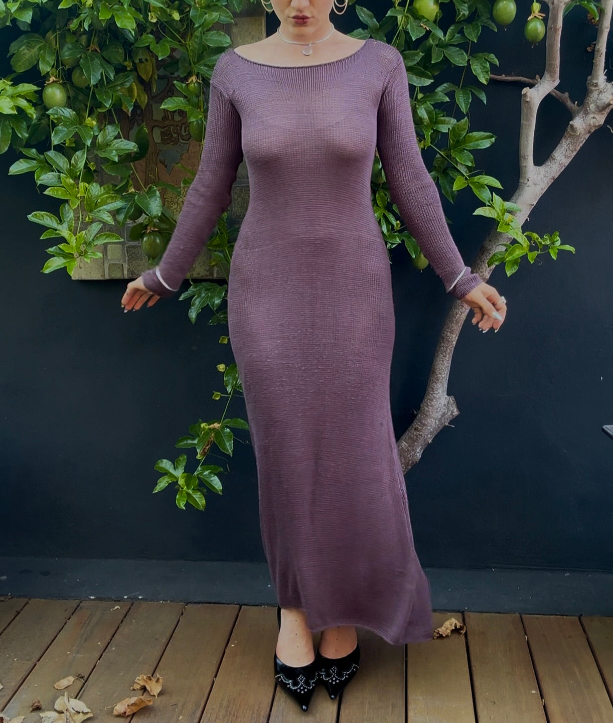 Ametrine Knit Maxi Dress Knitting Pattern