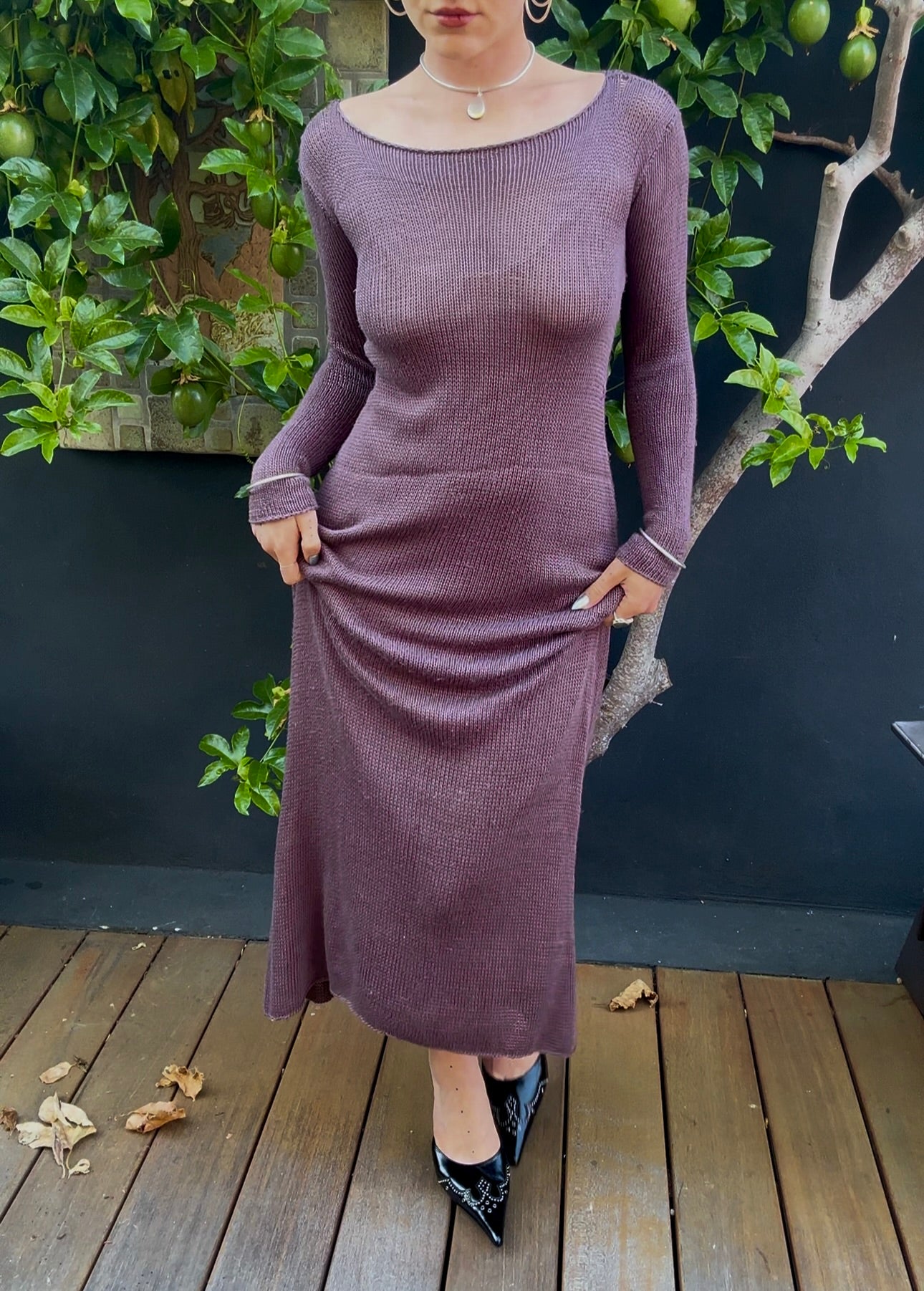 Ametrine Knit Maxi Dress Knitting Pattern