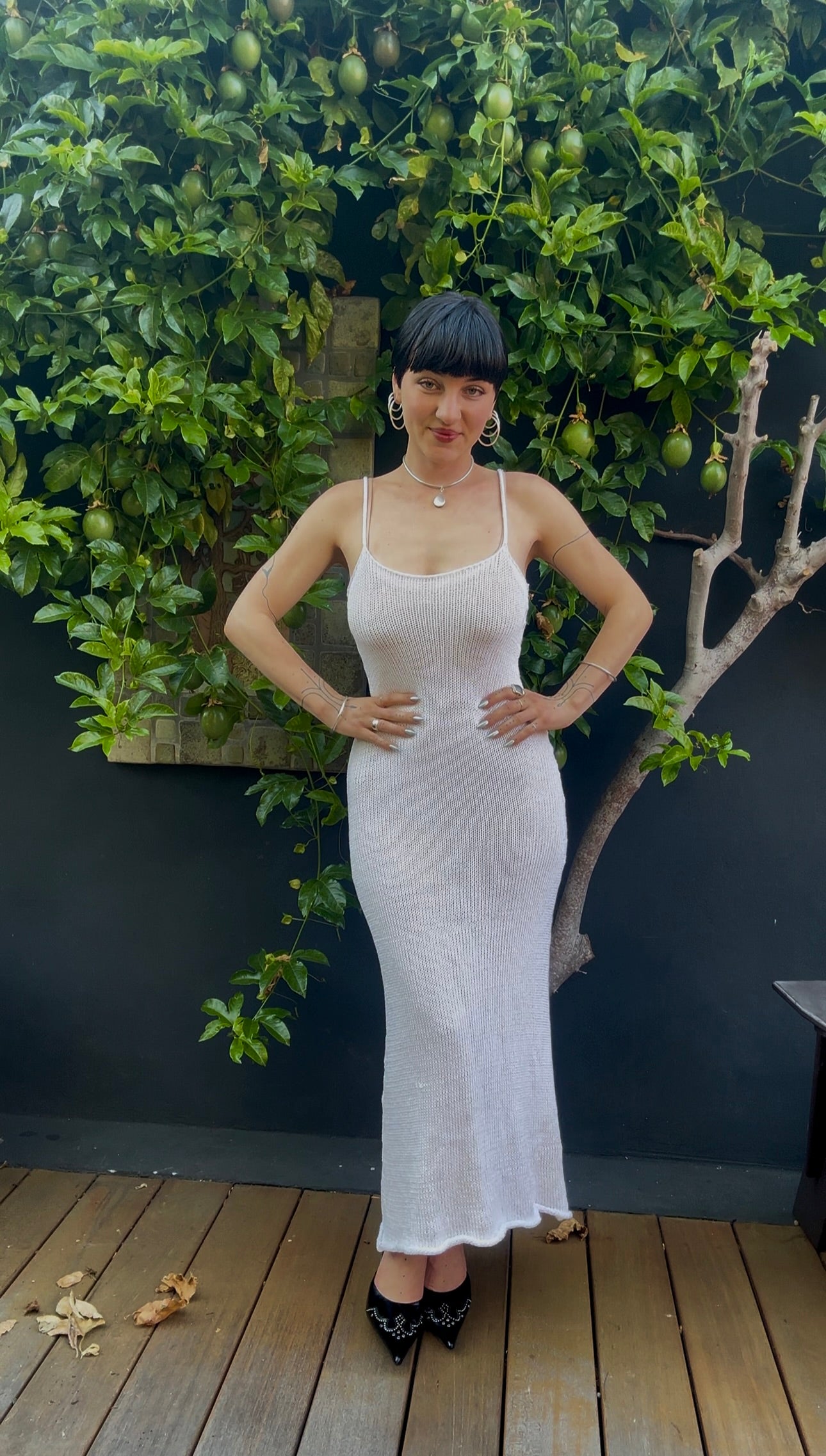 Alba Knit Slip Dress