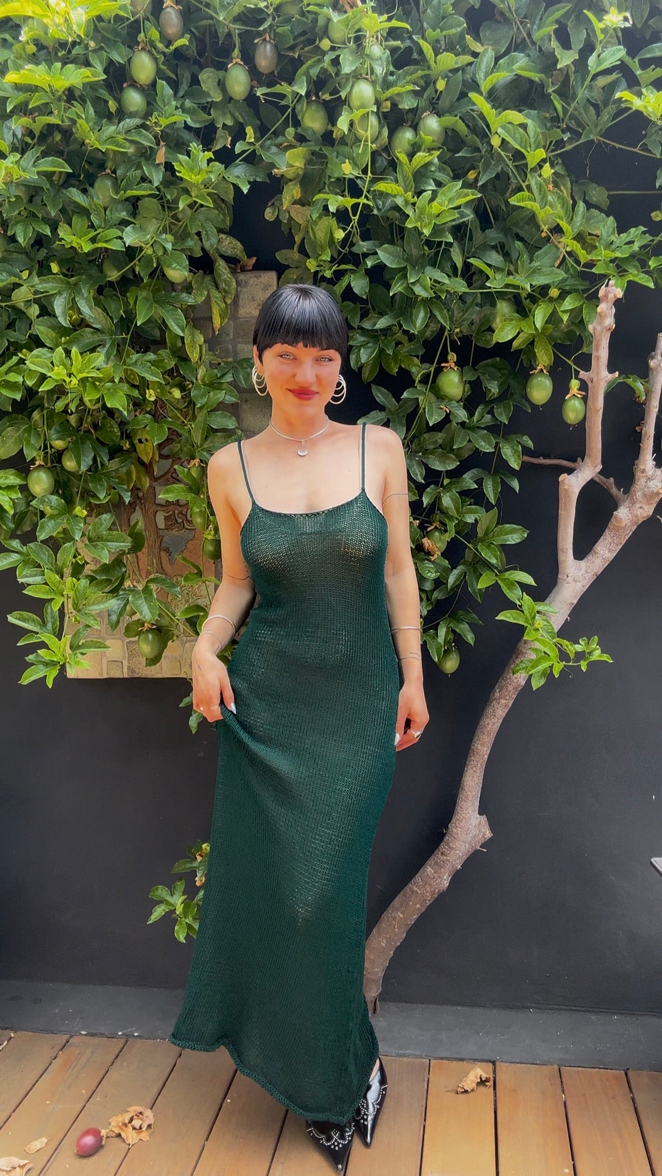 Calypso Knit Maxi Slip Dress Knitting Pattern
