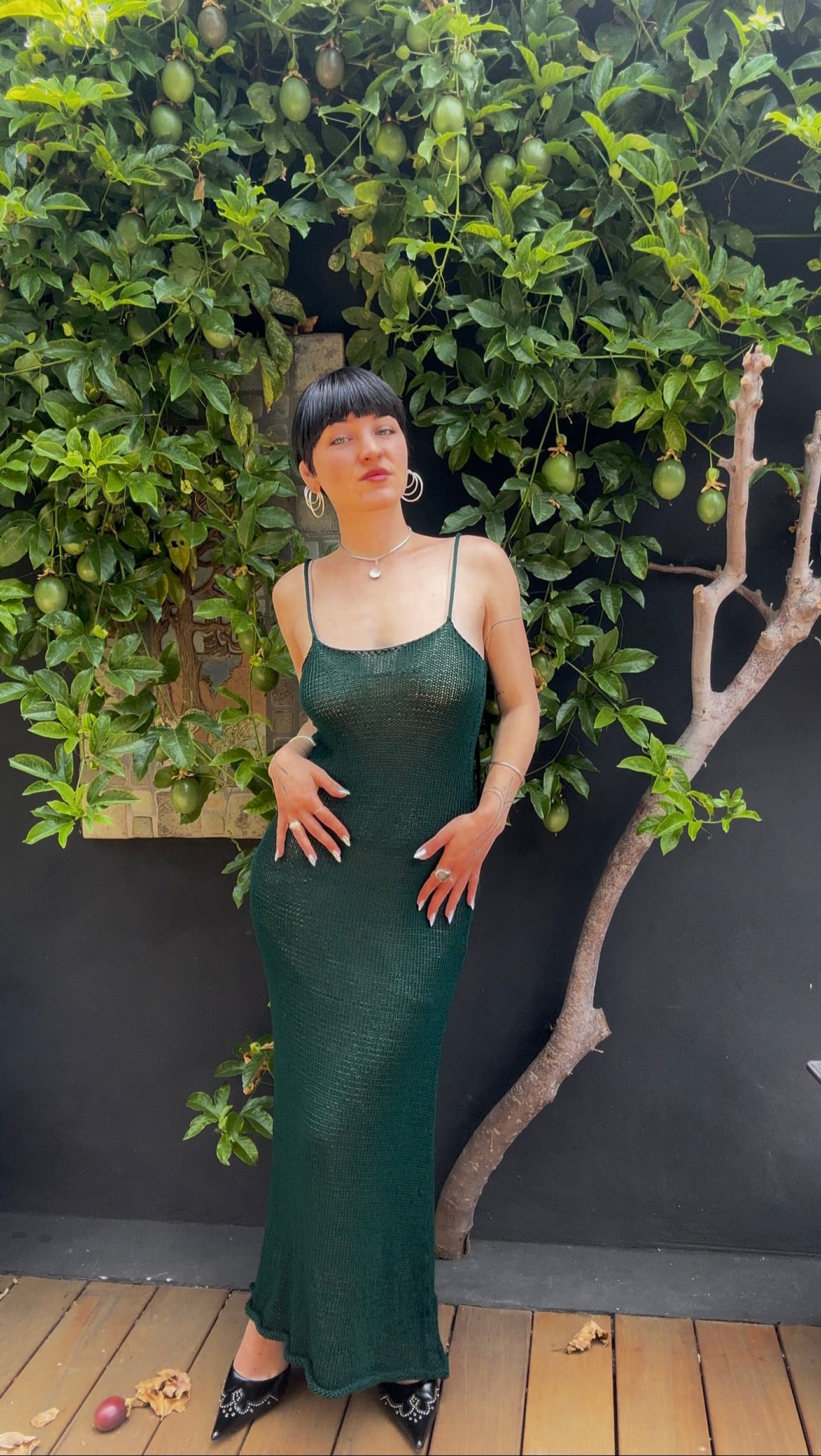 Calypso Knit Maxi Slip Dress Knitting Pattern