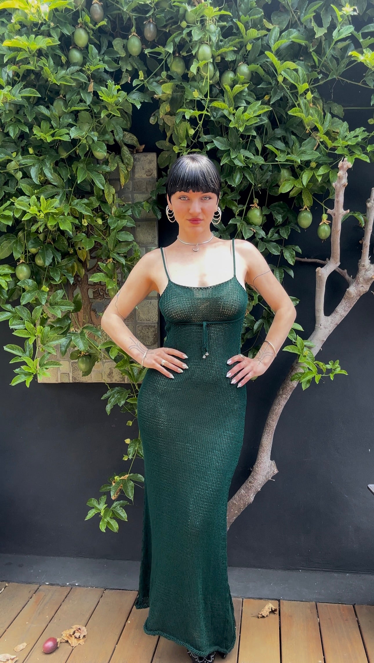 Calypso Knit Maxi Slip Dress Knitting Pattern