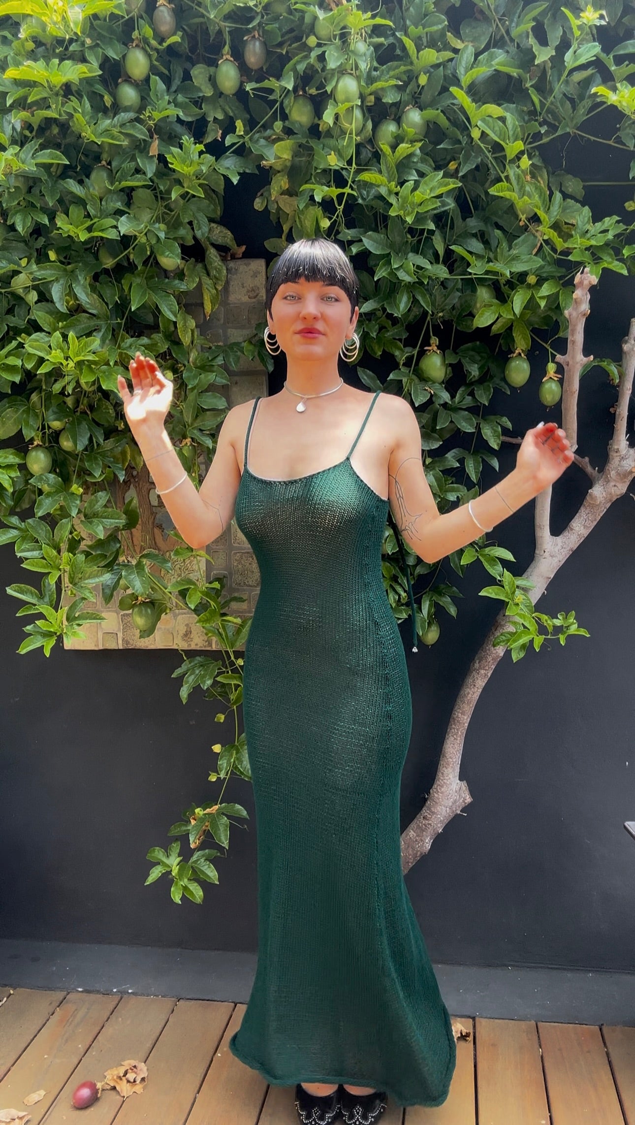 Calypso Knit Maxi Slip Dress Knitting Pattern