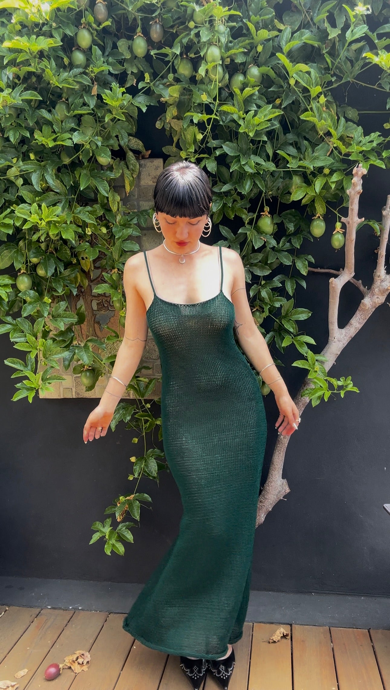 Calypso Knit Maxi Slip Dress Knitting Pattern
