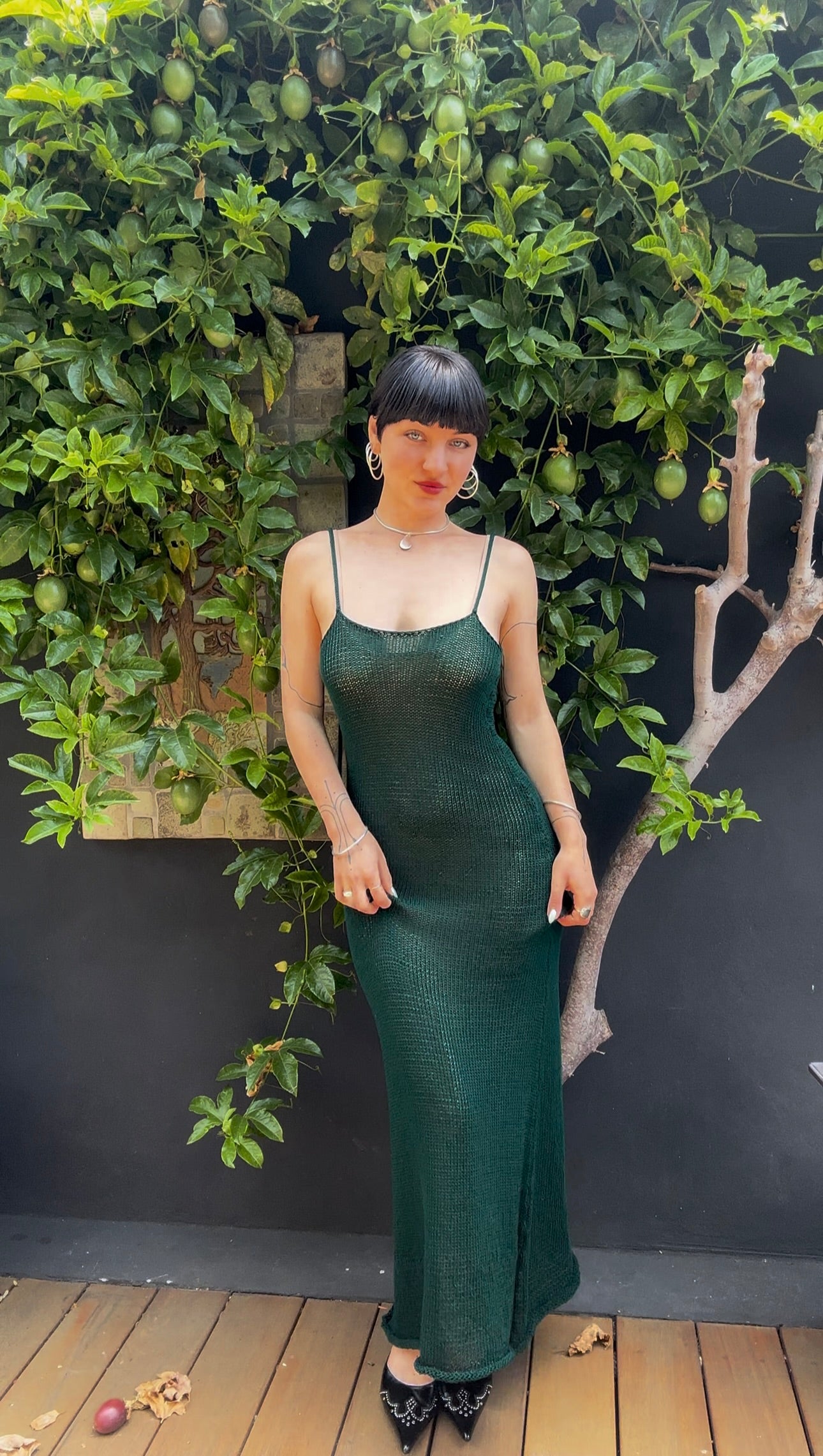 Calypso Knit Maxi Slip Dress Knitting Pattern