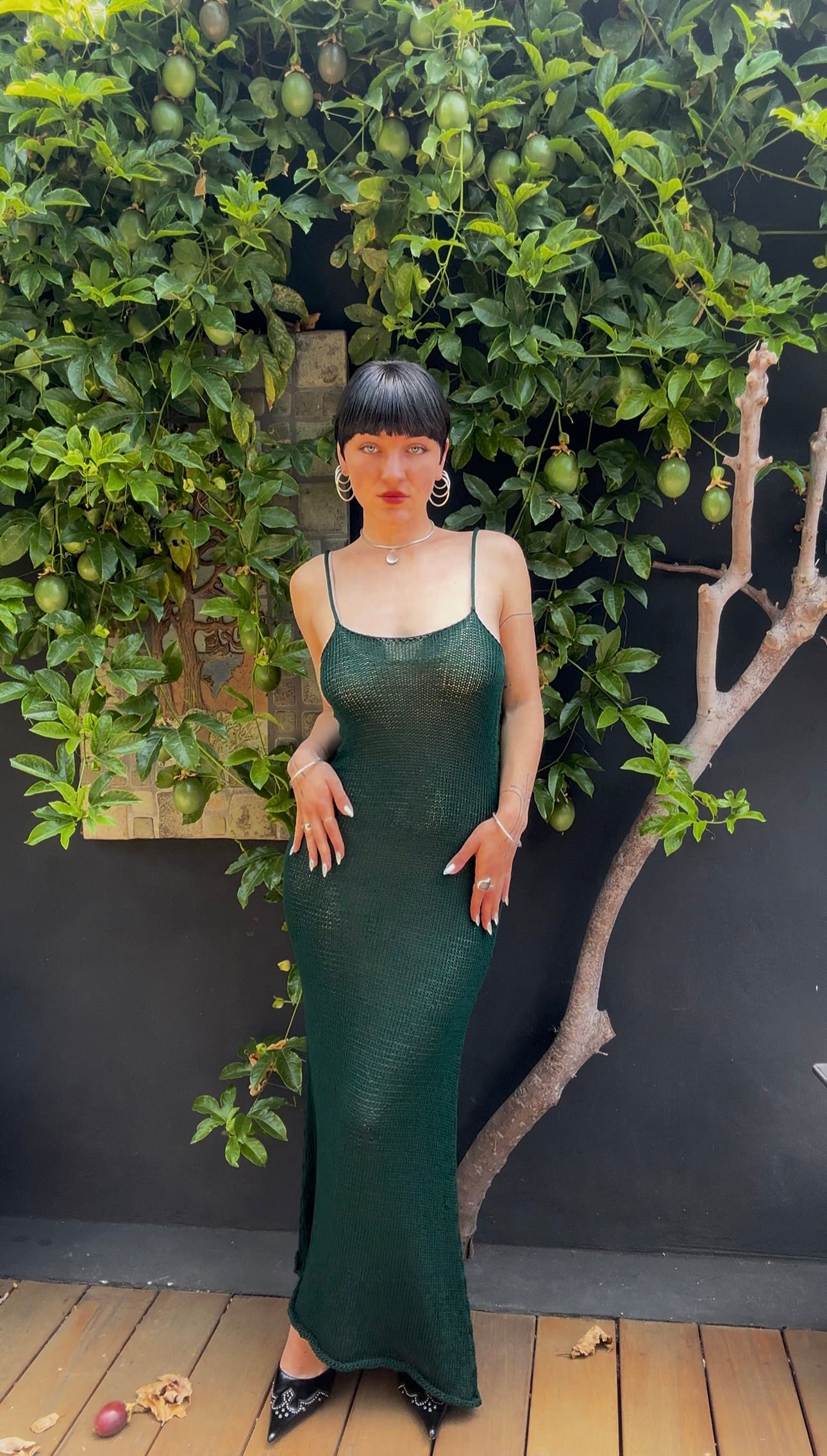 Calypso Knit Maxi Slip Dress Knitting Pattern