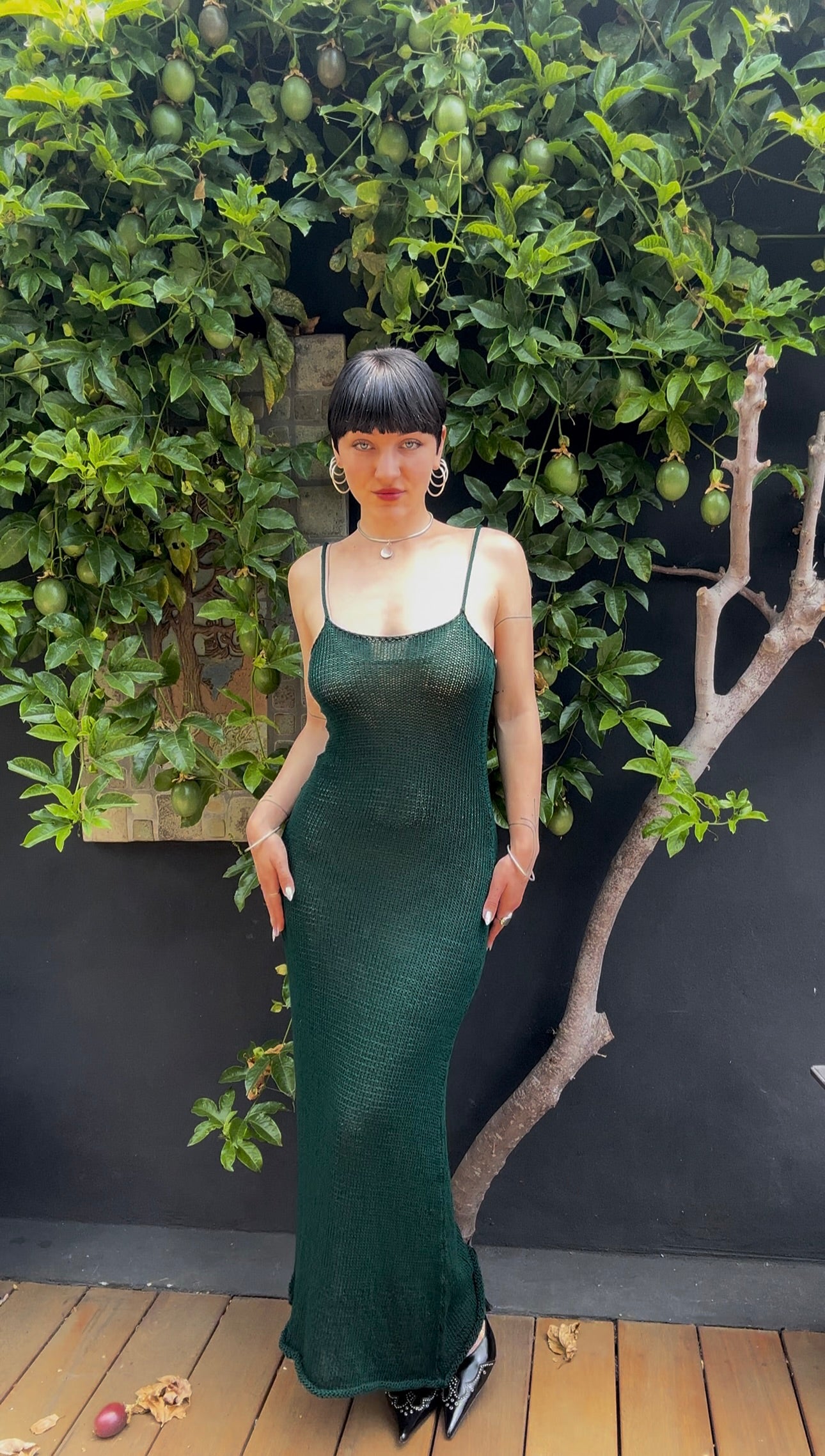 Calypso Knit Maxi Slip Dress Knitting Pattern