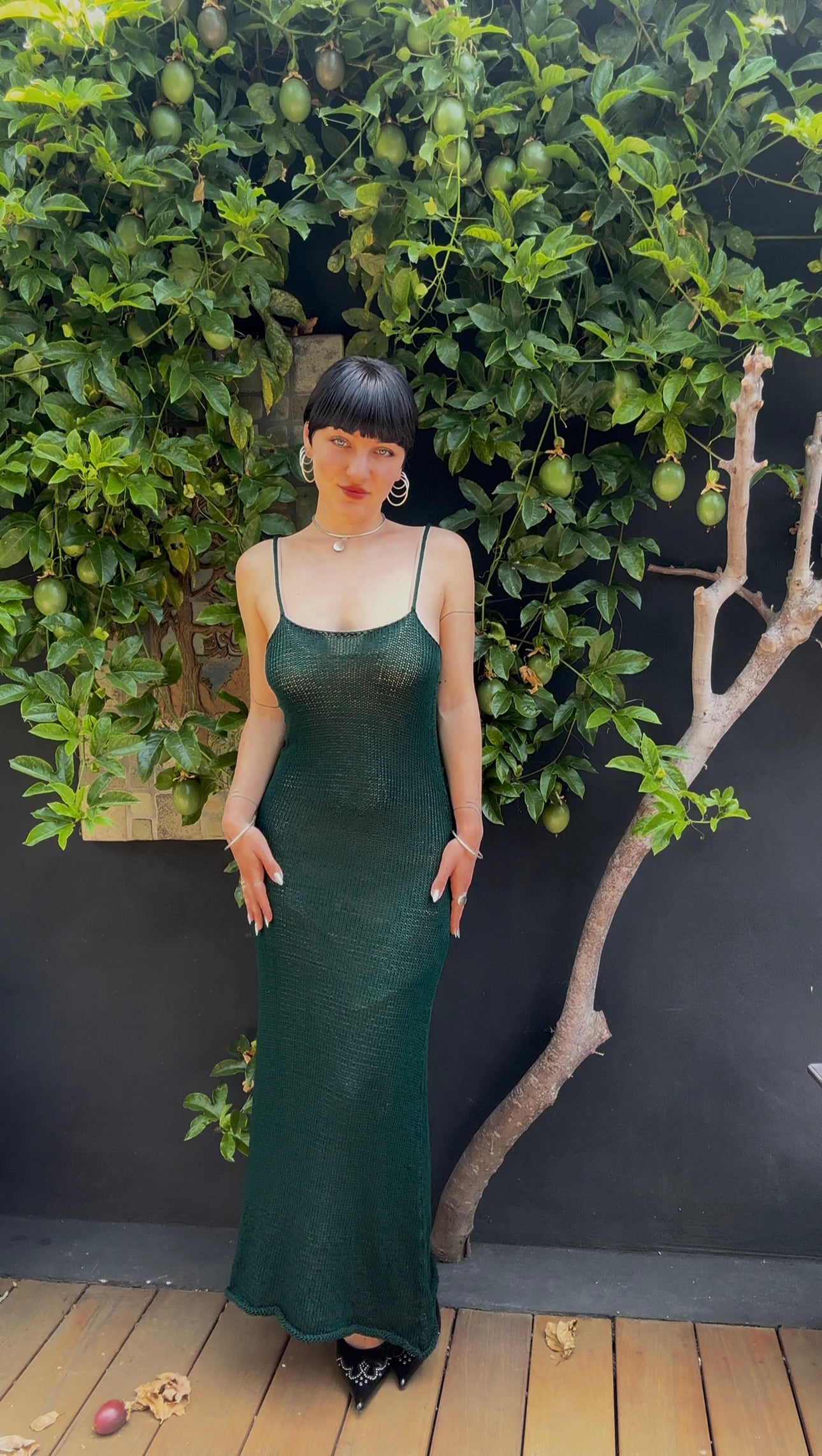 Calypso Knit Maxi Slip Dress Knitting Pattern
