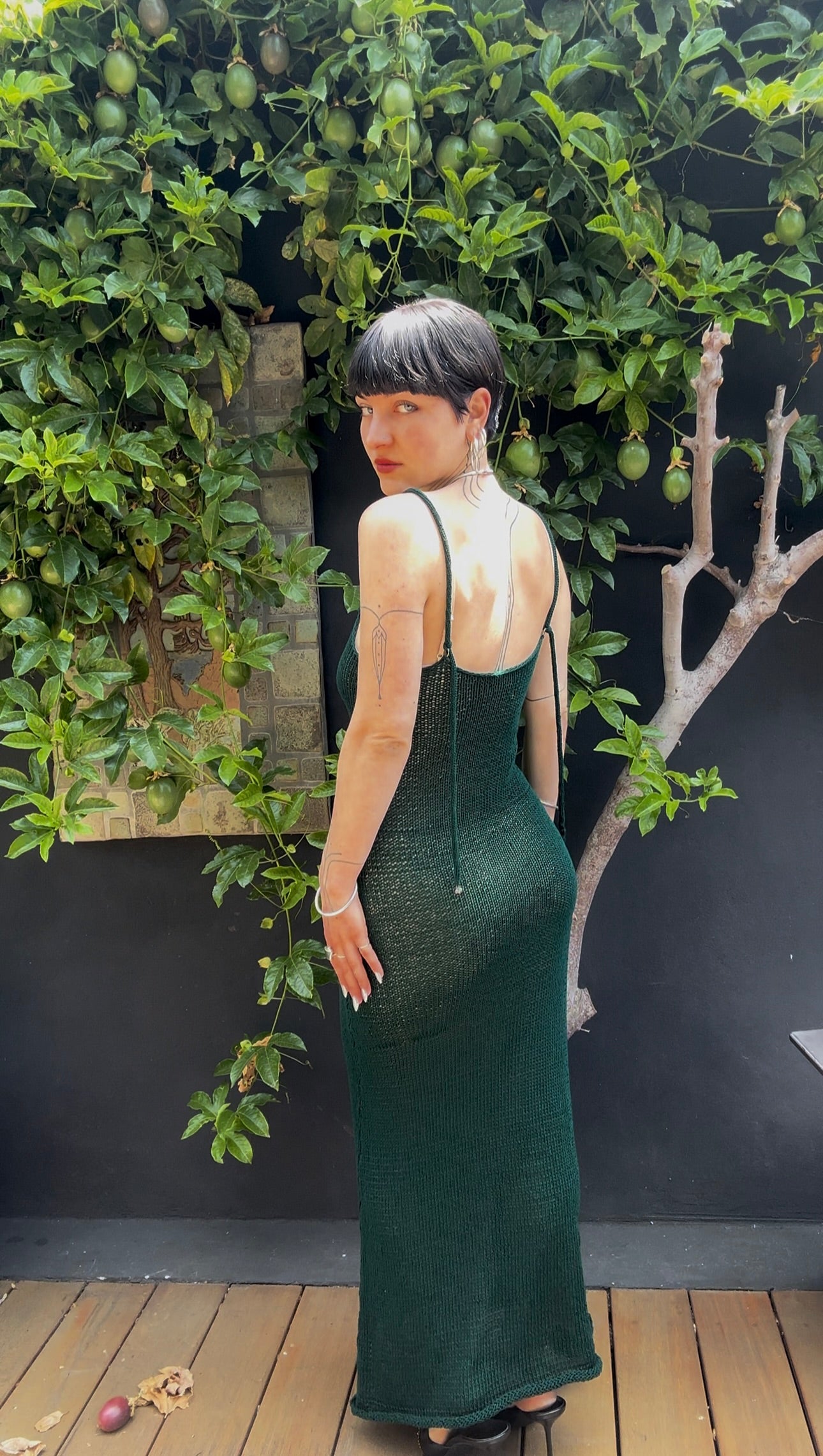 Calypso Knit Maxi Slip Dress Knitting Pattern