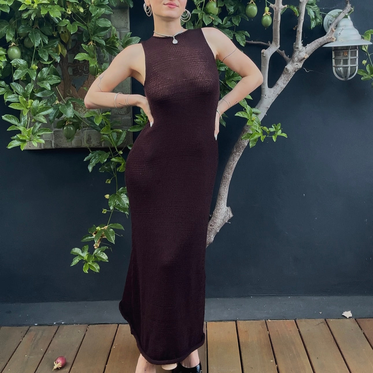 Coeini Knit Maxi Dress