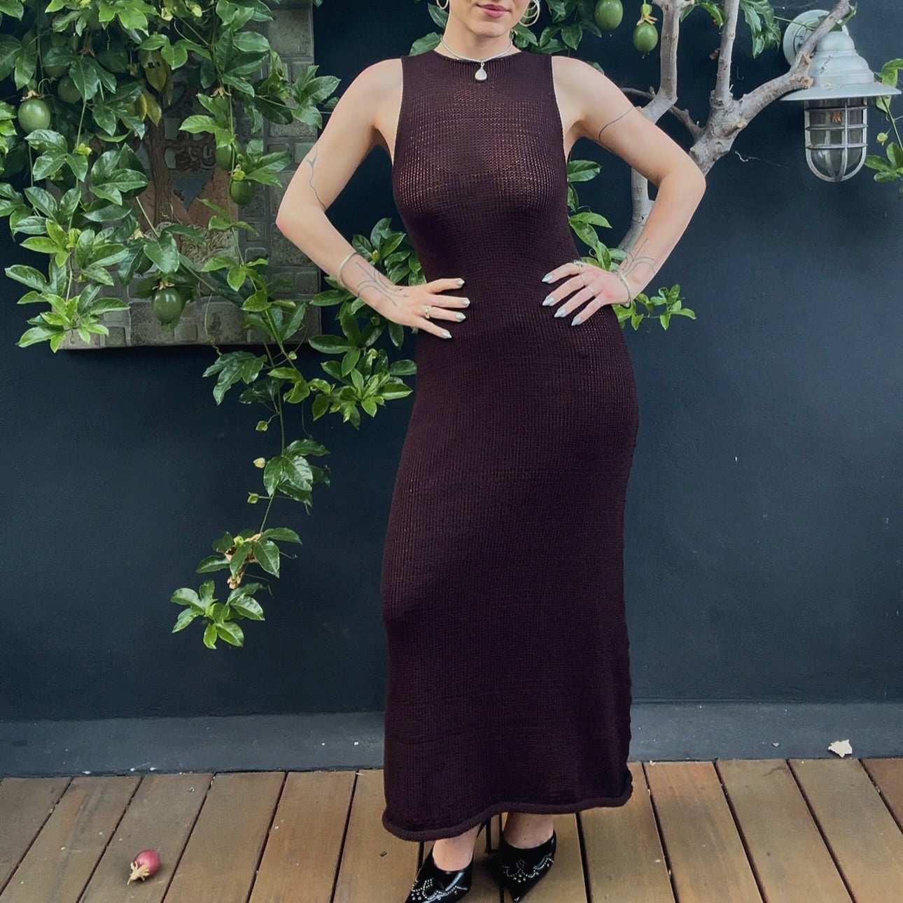 Coeini Knit Maxi Dress