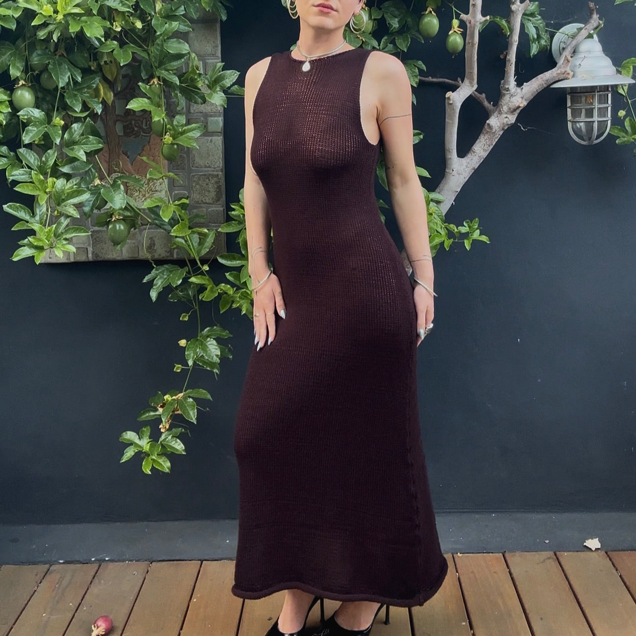 Coeini Knit Maxi Dress