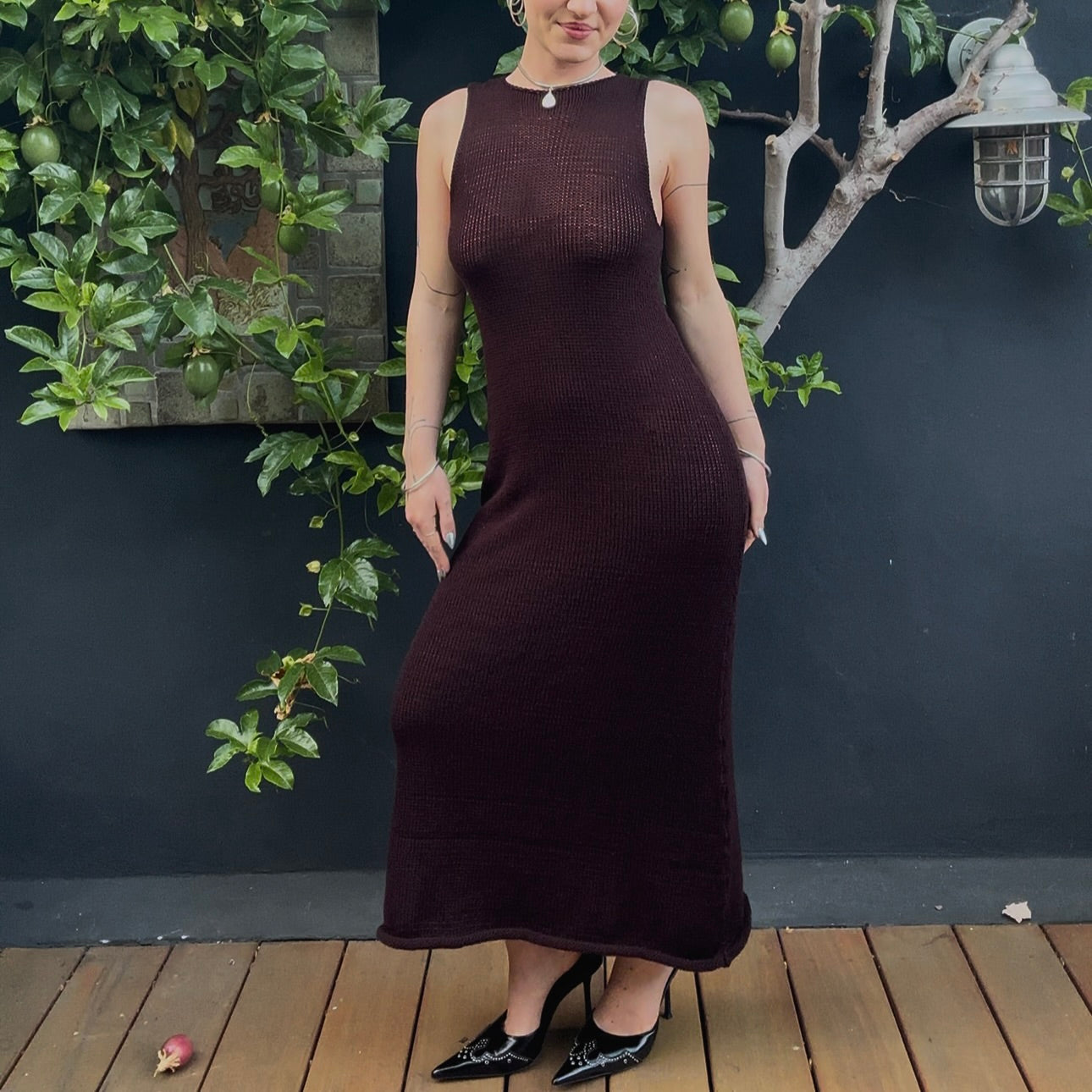 Coeini Knit Maxi Dress