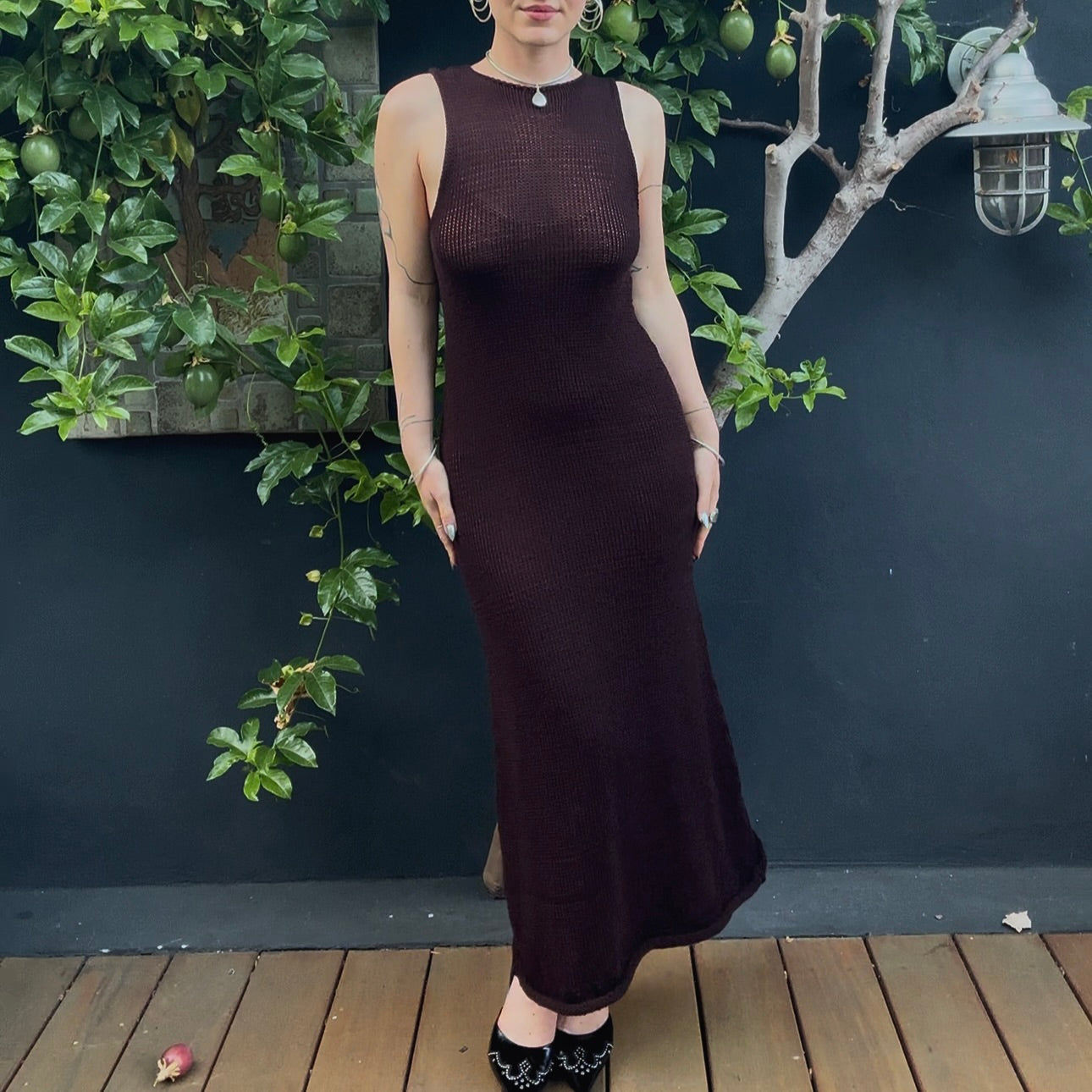 Coeini Knit Maxi Dress