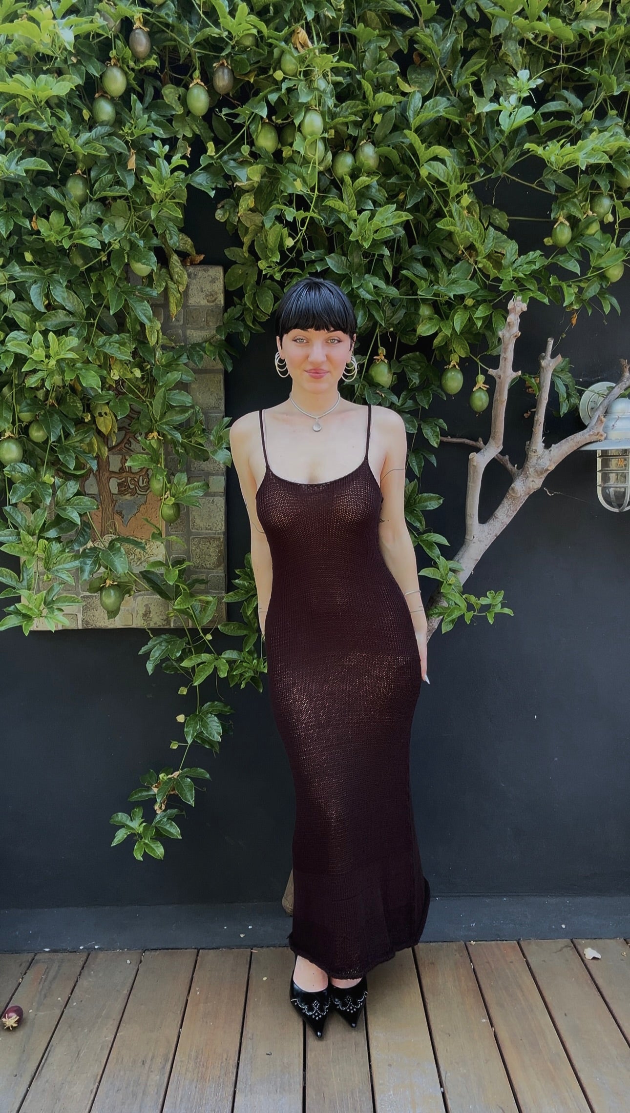 Calypso Knit Maxi Slip Dress Knitting Pattern