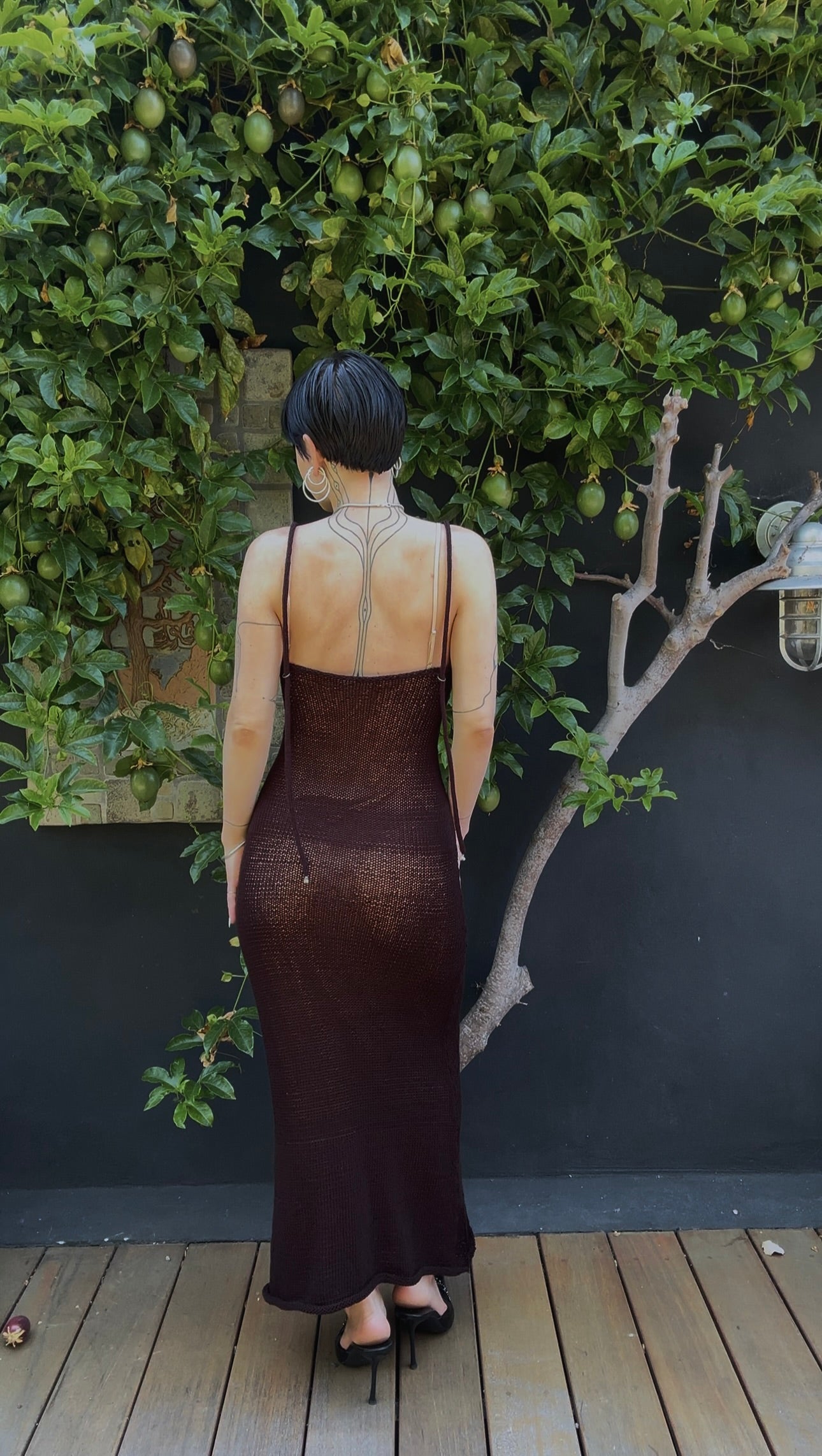 Calypso Knit Maxi Slip Dress Knitting Pattern
