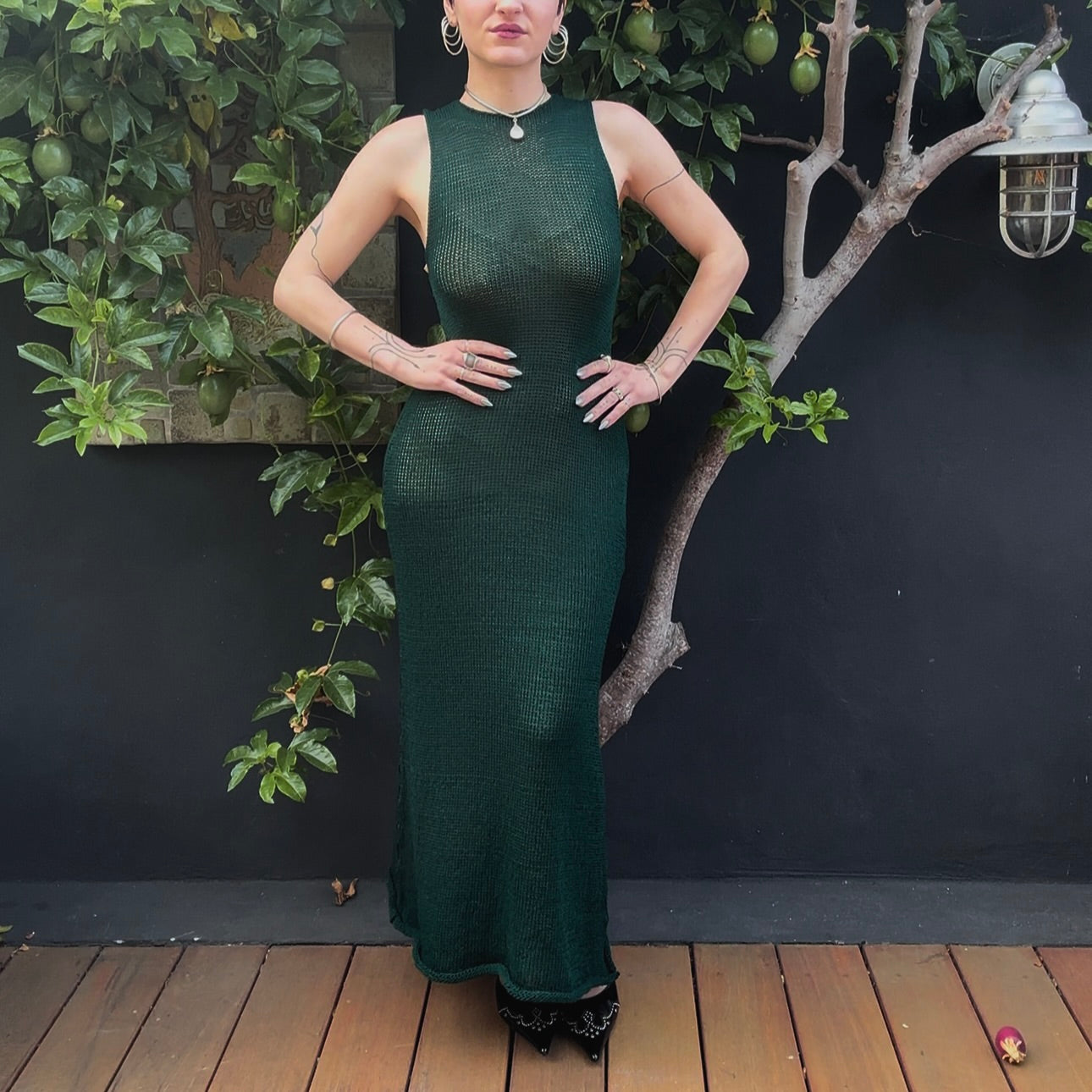 Coeini Knit Maxi Dress