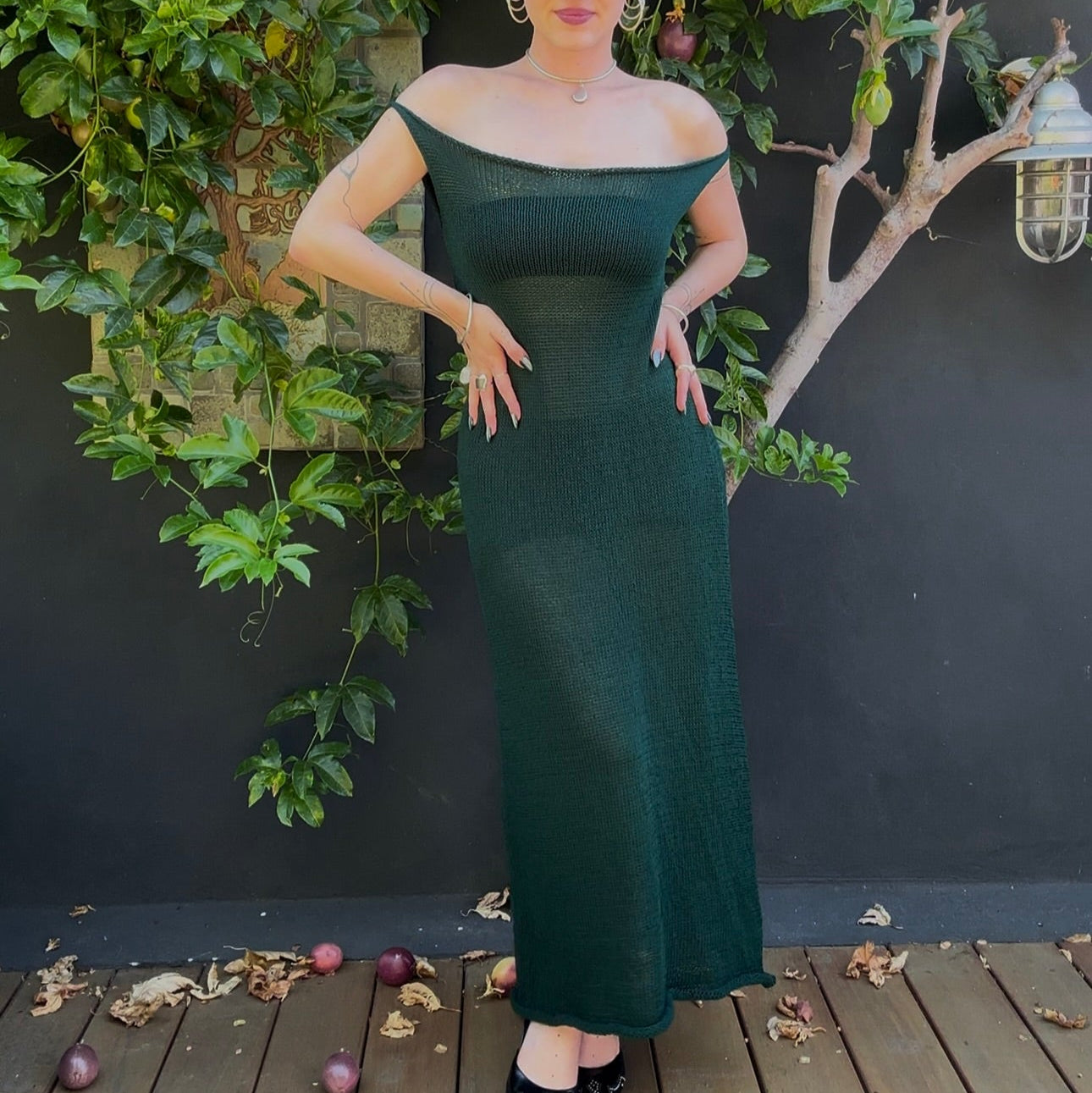 Callisto Knit Maxi Dress  June Lagoon