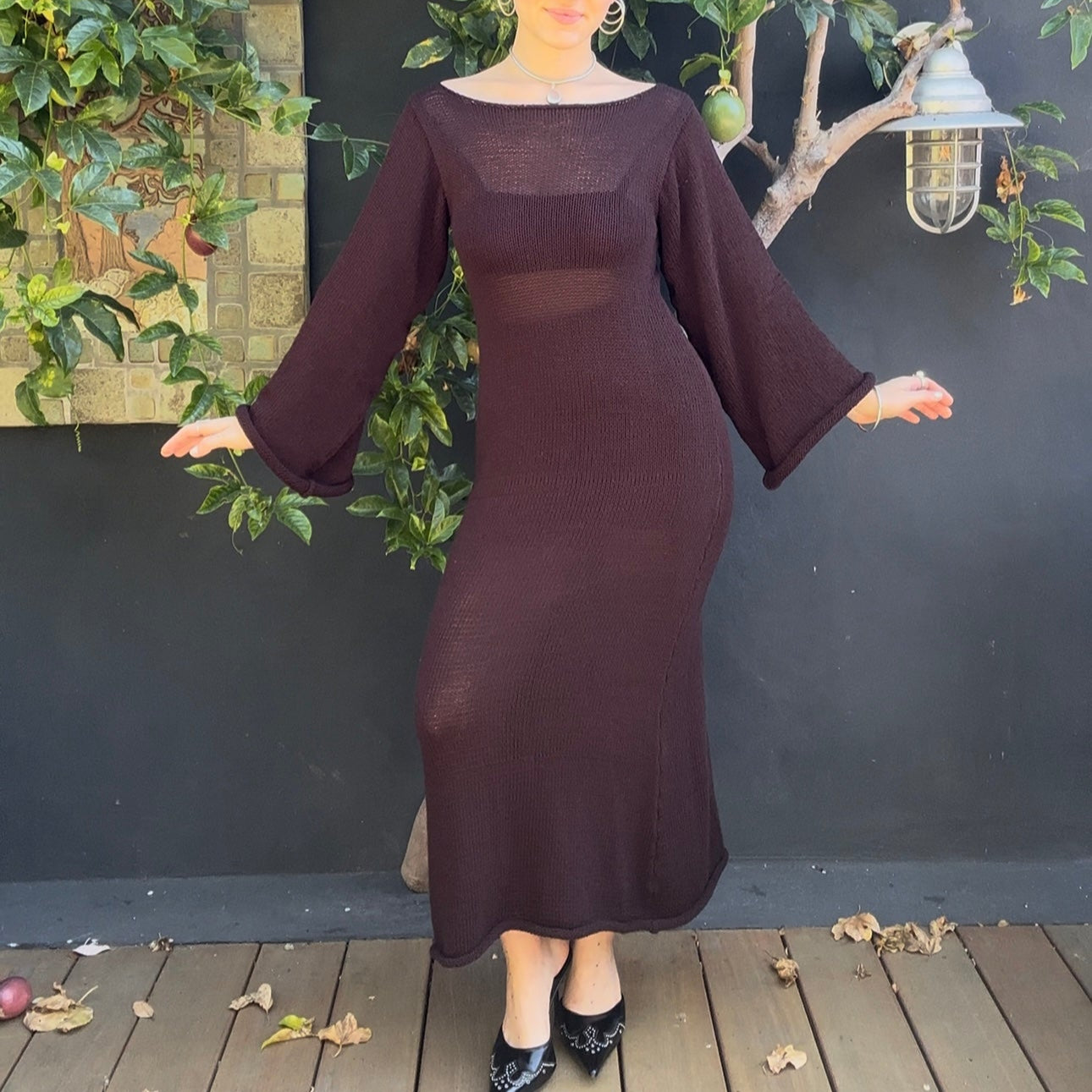 maxi dress knitting pattern Andromeda Knit visible:true