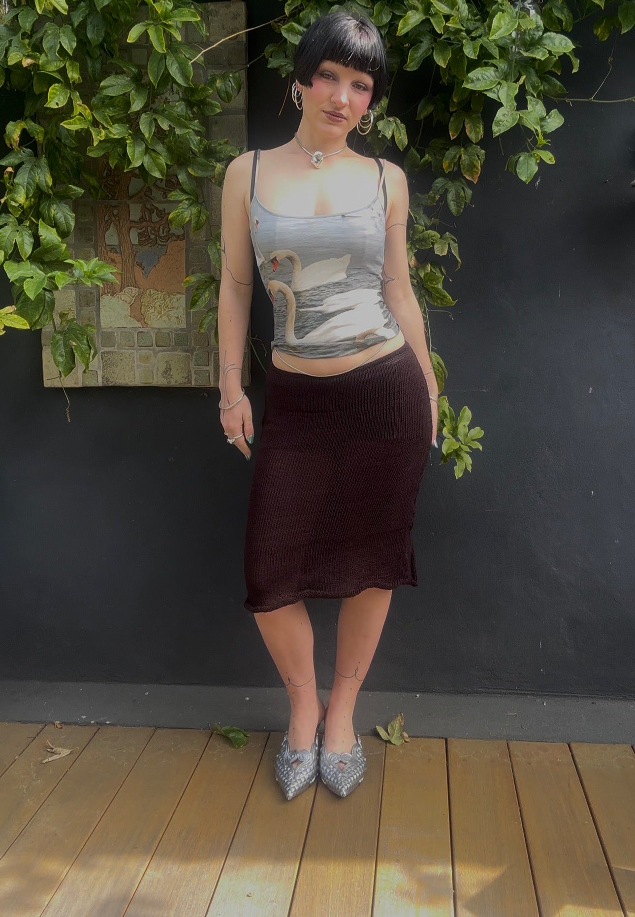 Mawia Knit Midi Skirt Knitting Pattern