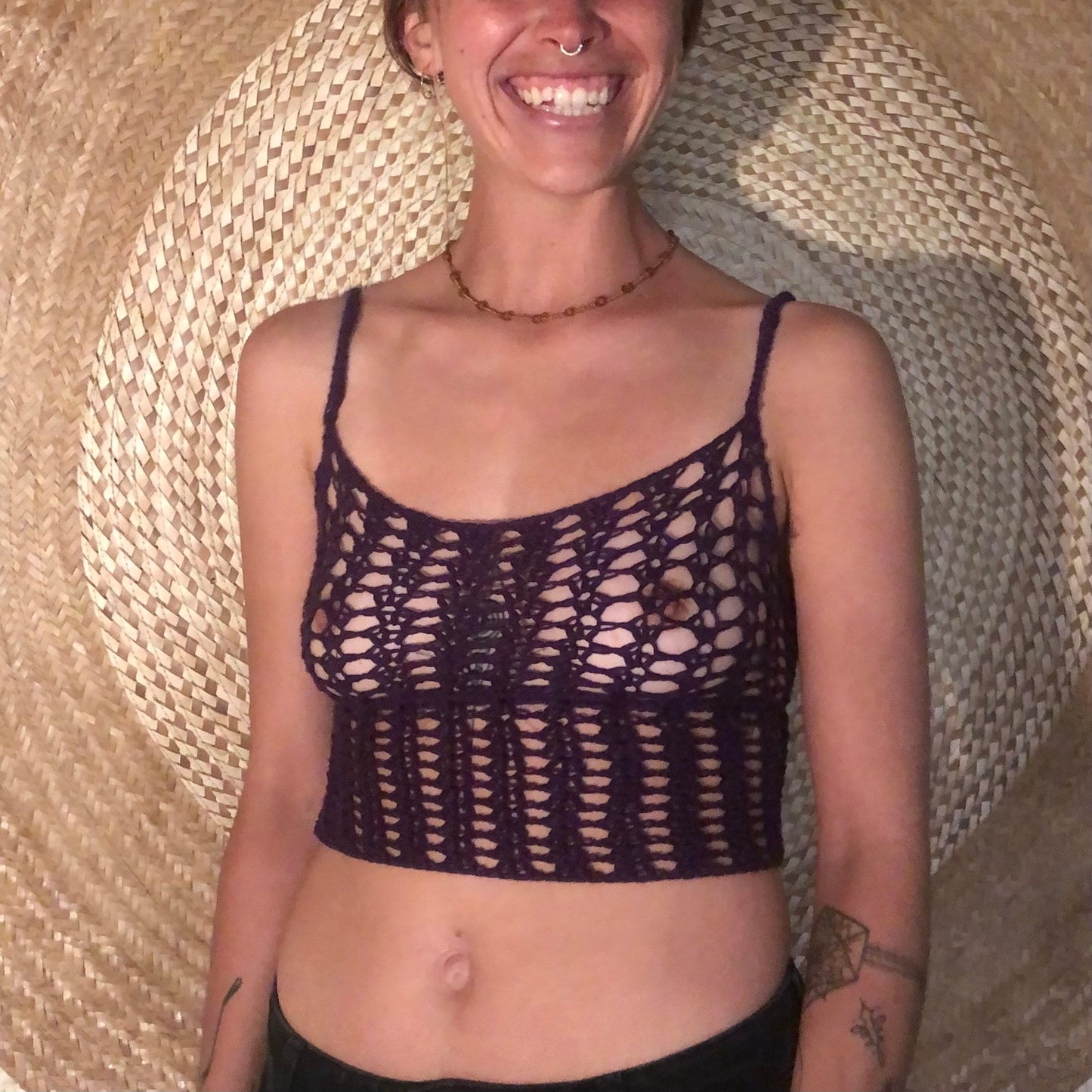 The Verbena Lace Cami Top Crochet Pattern