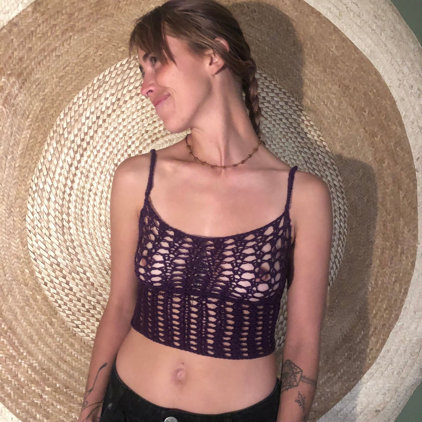 The Verbena Lace Cami Top Crochet Pattern