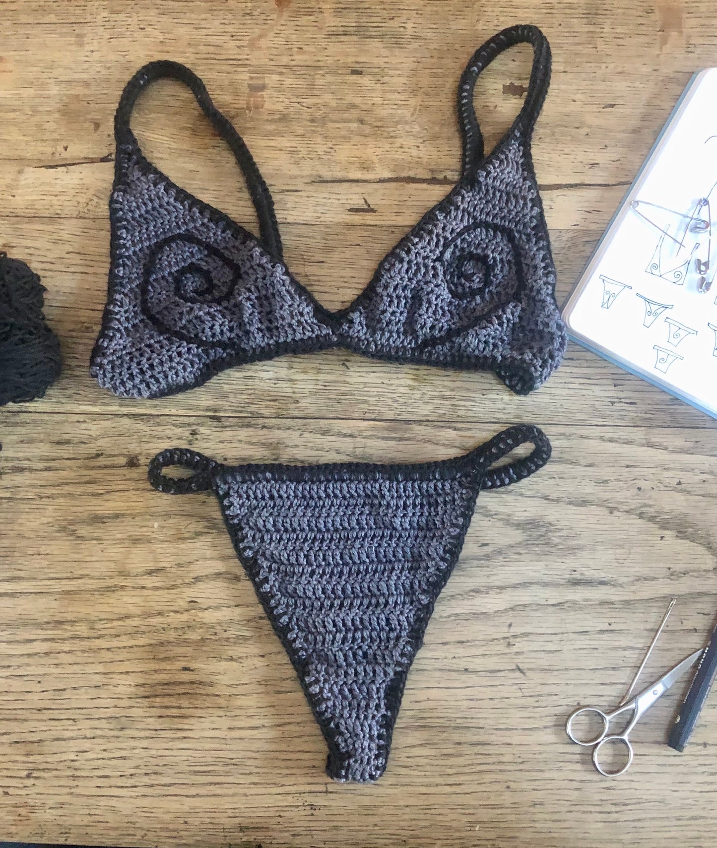 The Swirl Crochet Bikini Set