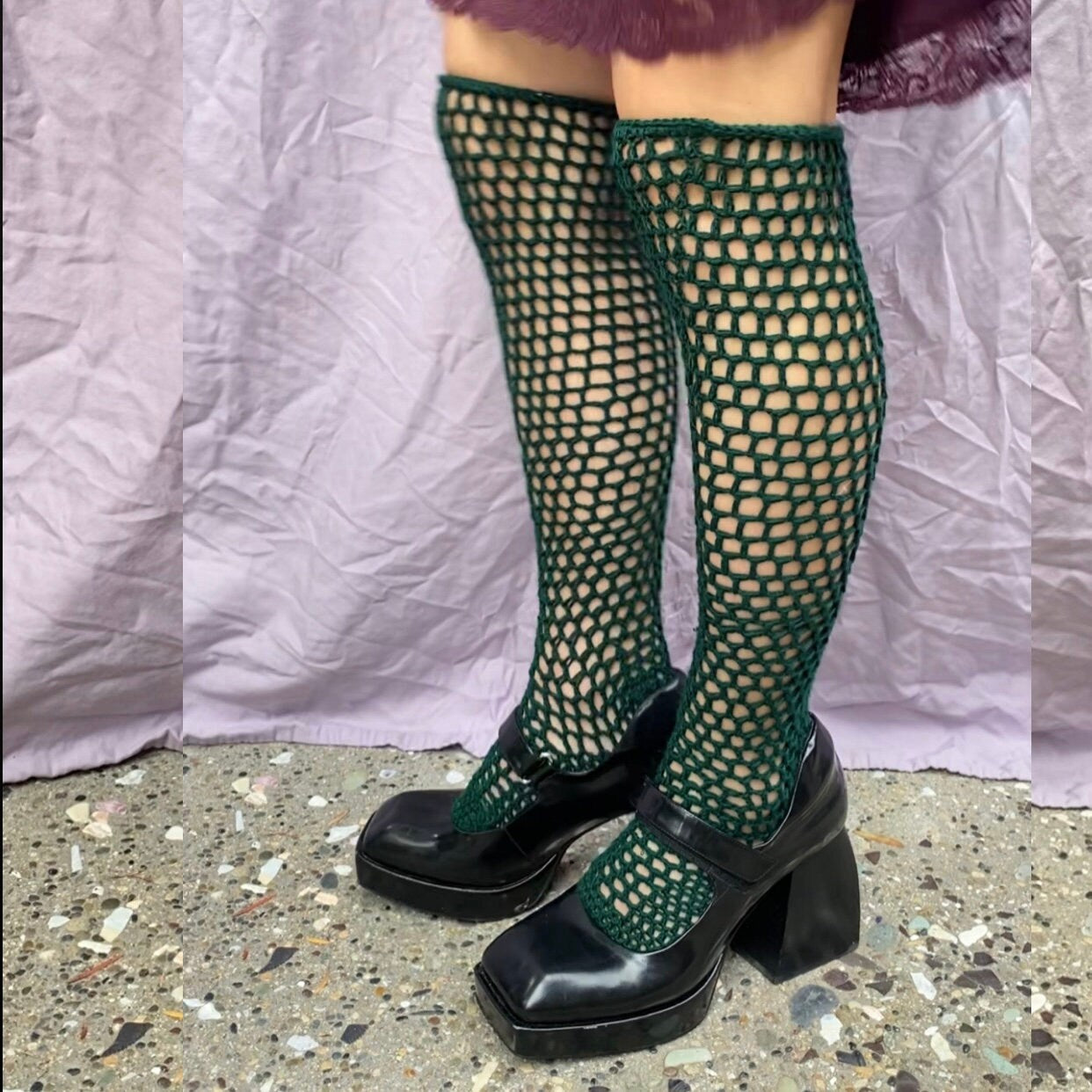 Milk Thistle Knee Socks Pattern