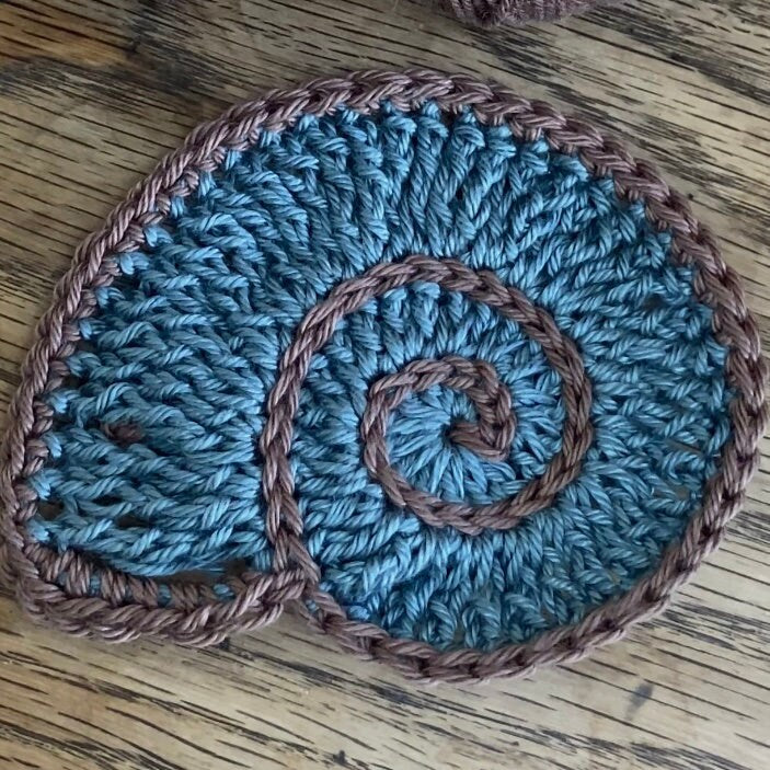 Nautilus Shell Applique Crochet pattern