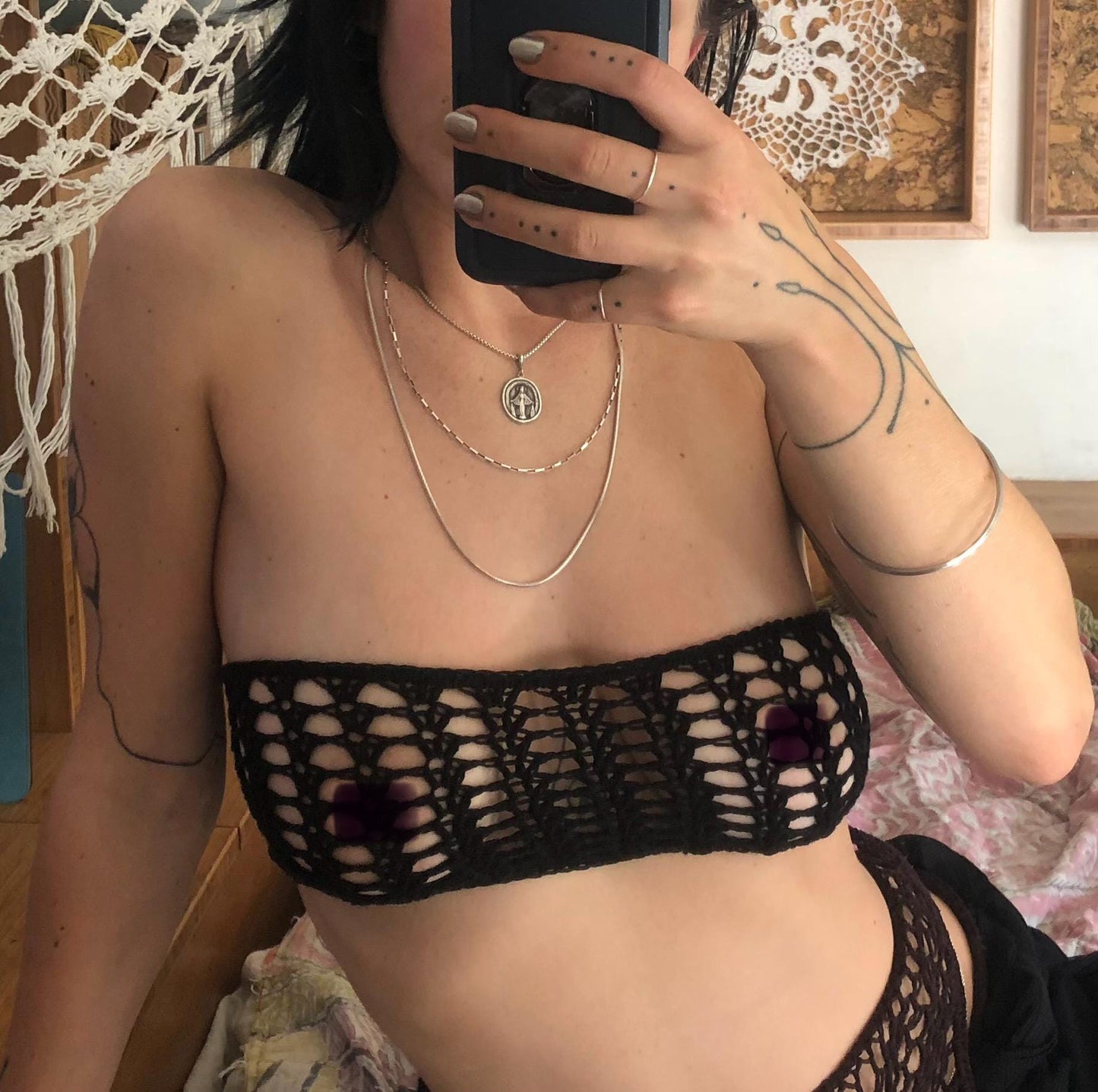 Poppy Lace Bandeau Bralette Crochet Pattern