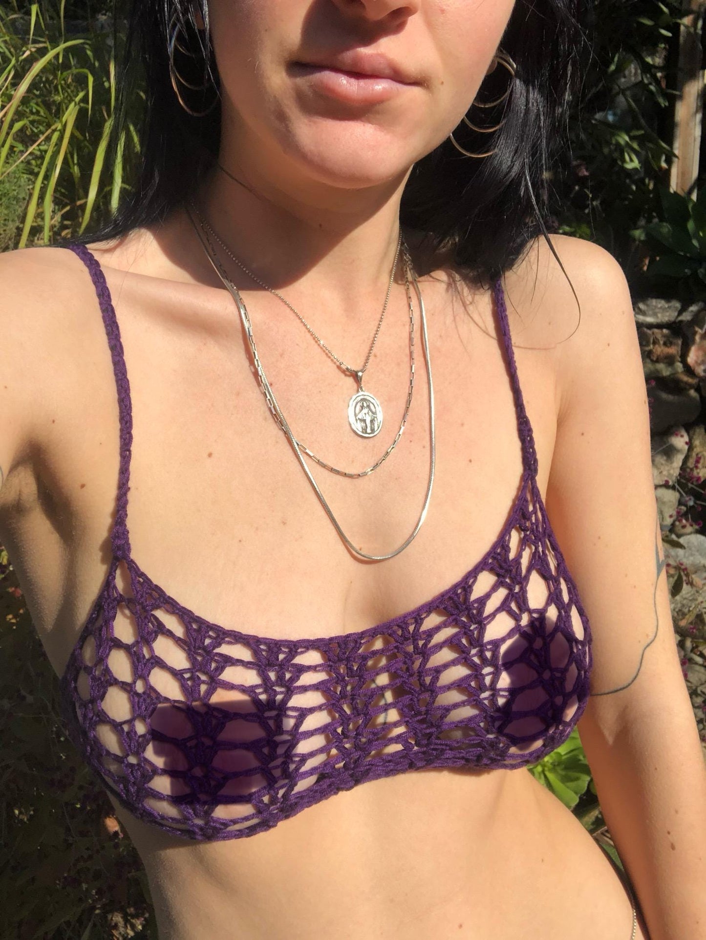 Lupine Lace Bralette Crochet Pattern