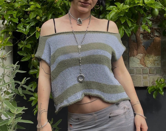 Sylph Knit Striped Top