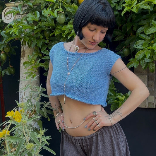 Divona Knit Crop Top