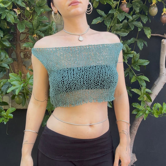 The Nereid Knit Crop Top